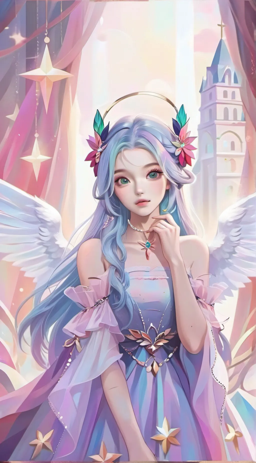 ai character: Seraphim background