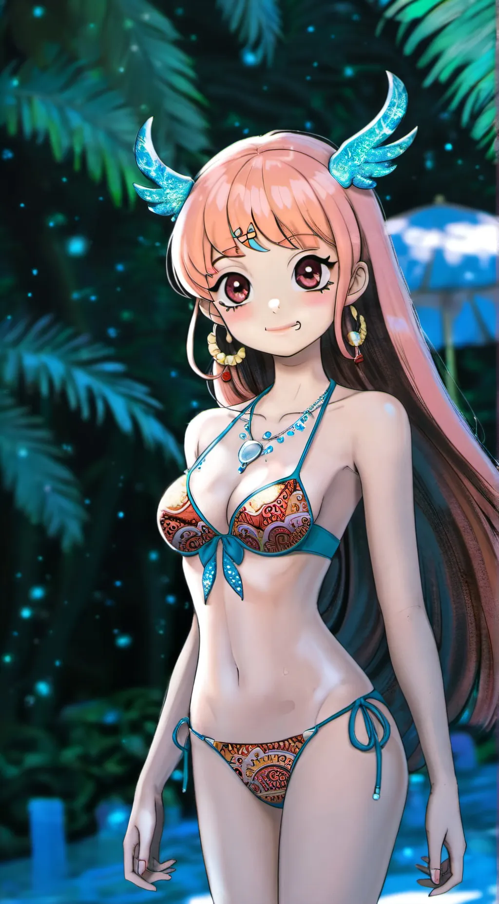 ai character: Neighbor Amber background