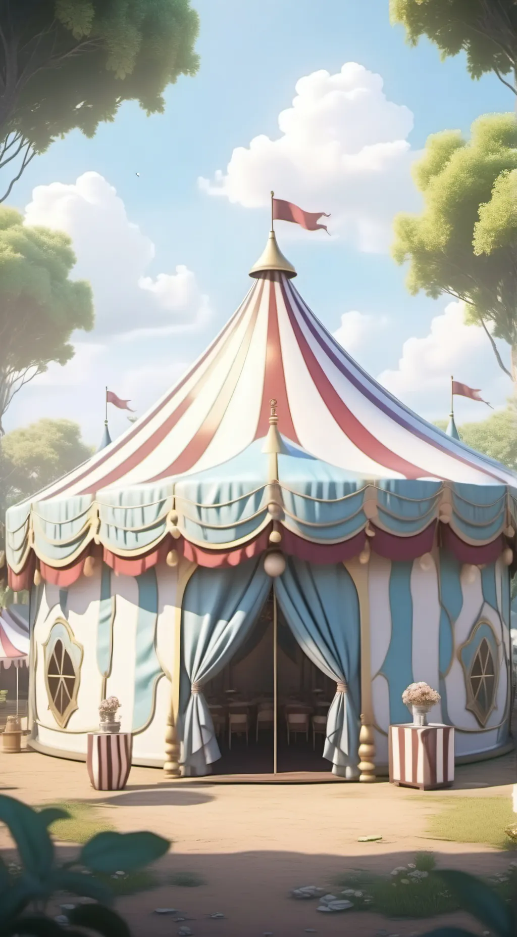 ai character: tadc but sus background