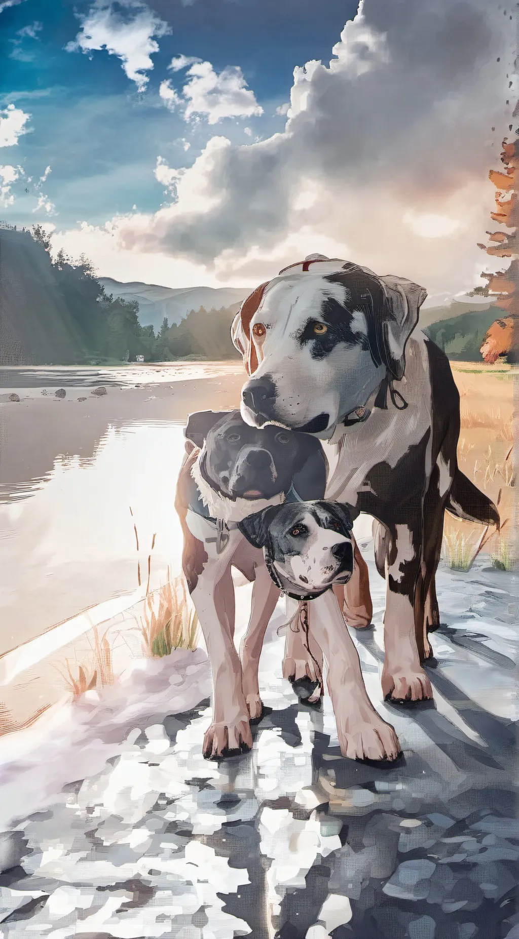 ai character: foggy doggy 😞😞  background