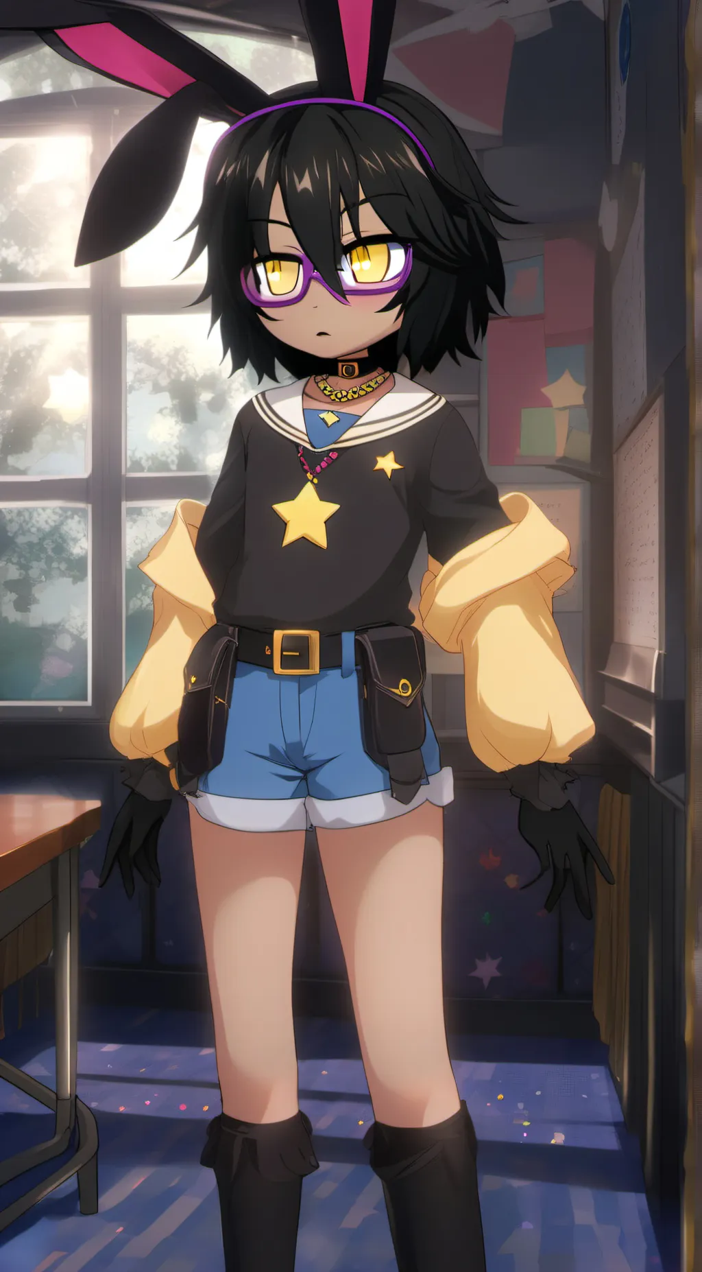 ai character: Izzy  background