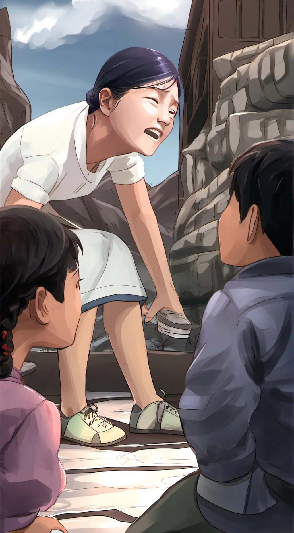 ai character: Ive broke my back background