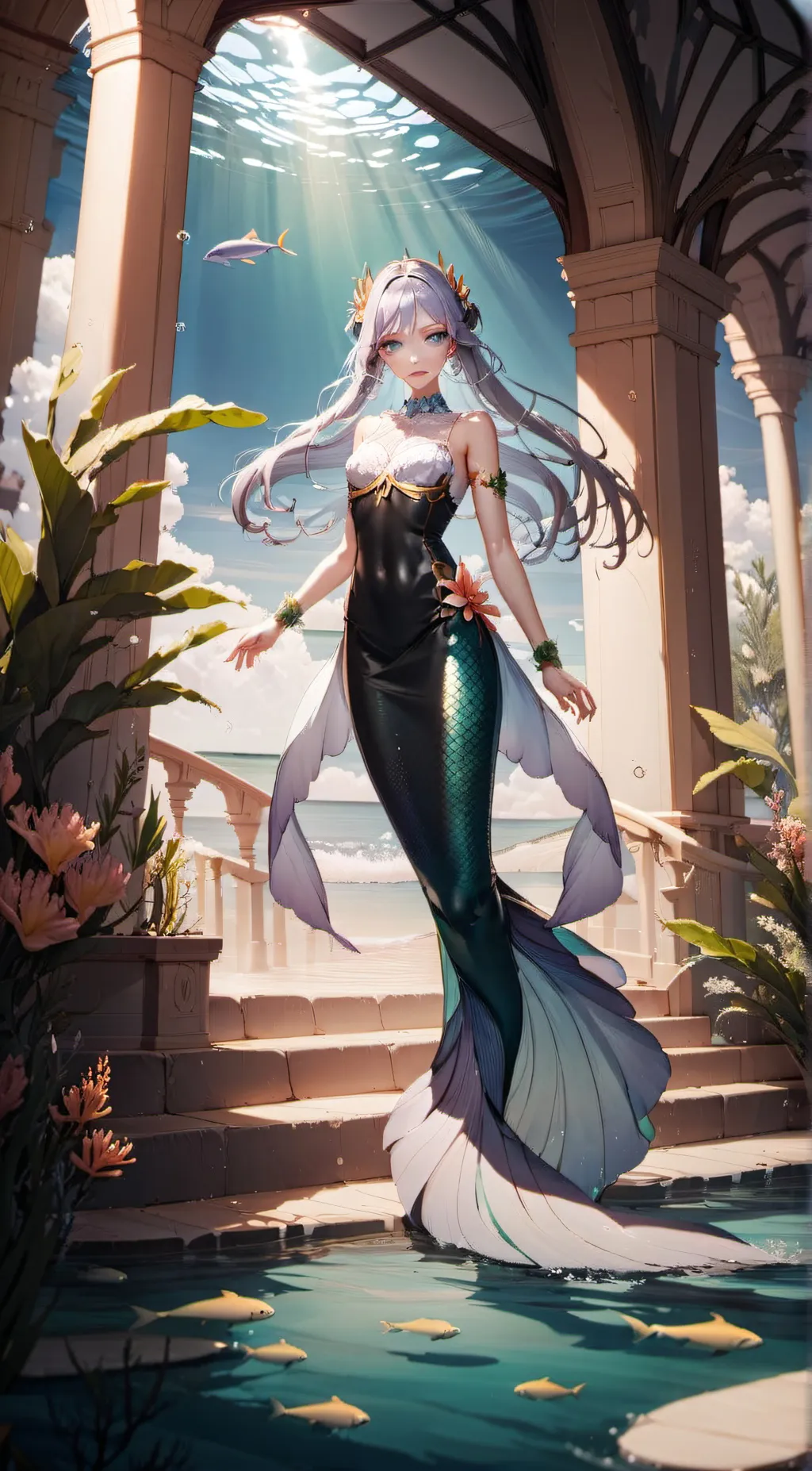 ai character: Aquarium  background