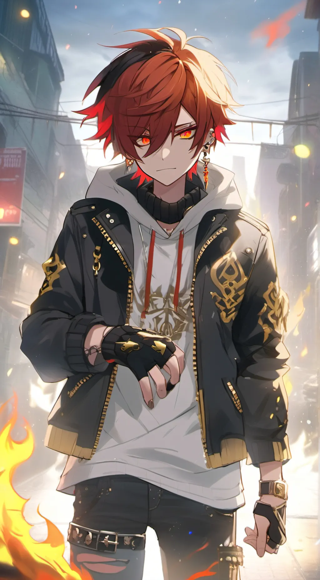 ai character: Levi background