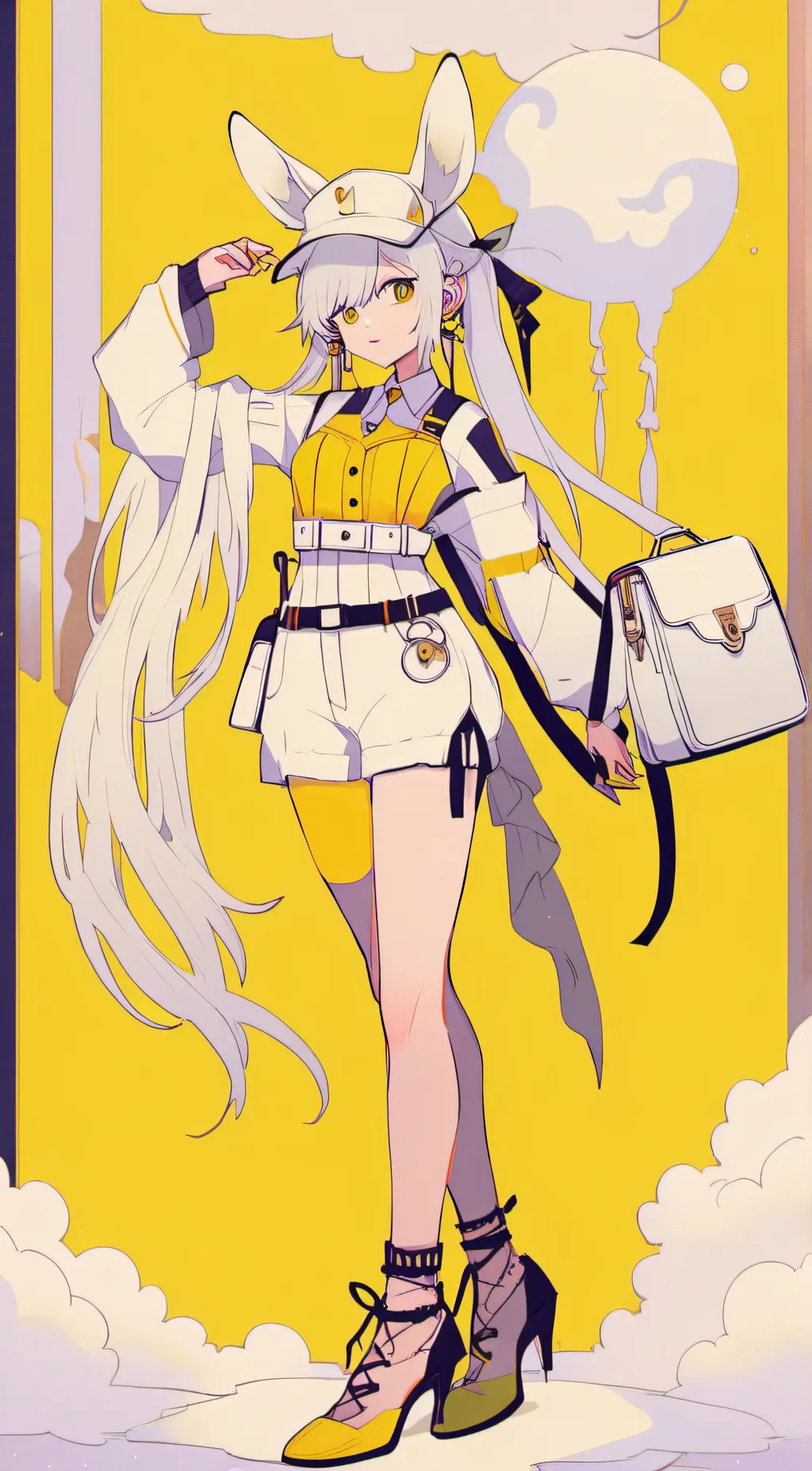 ai character: Usagi background