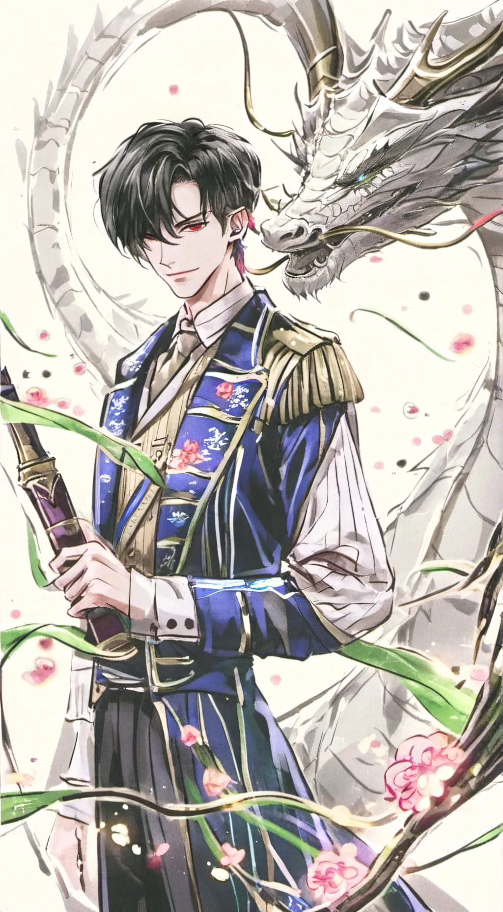 ai character: Leo  background