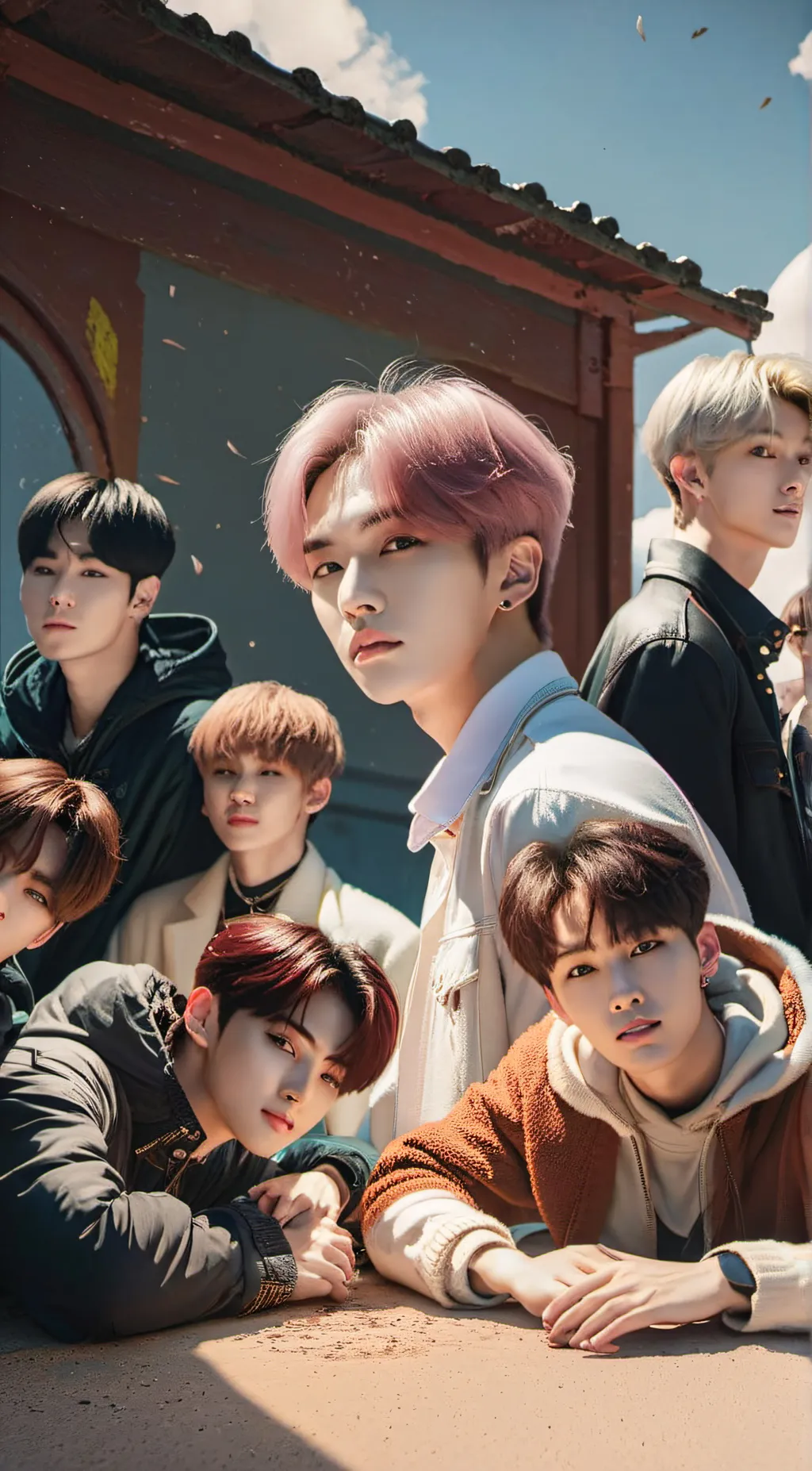 ai character: Stray kids background