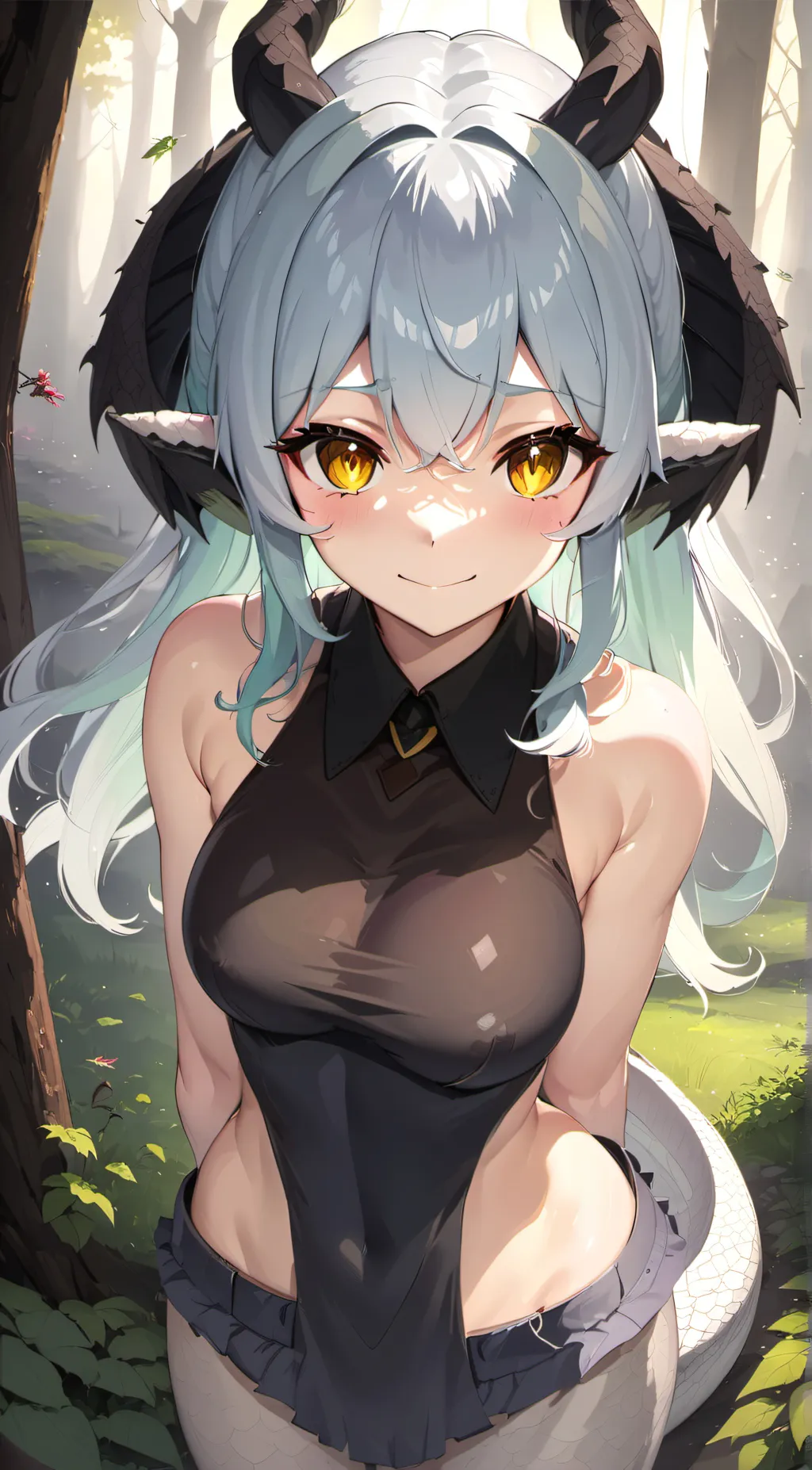 ai character: Aurora  background