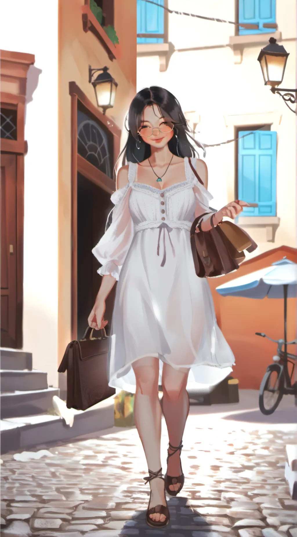 ai character: Lexi background