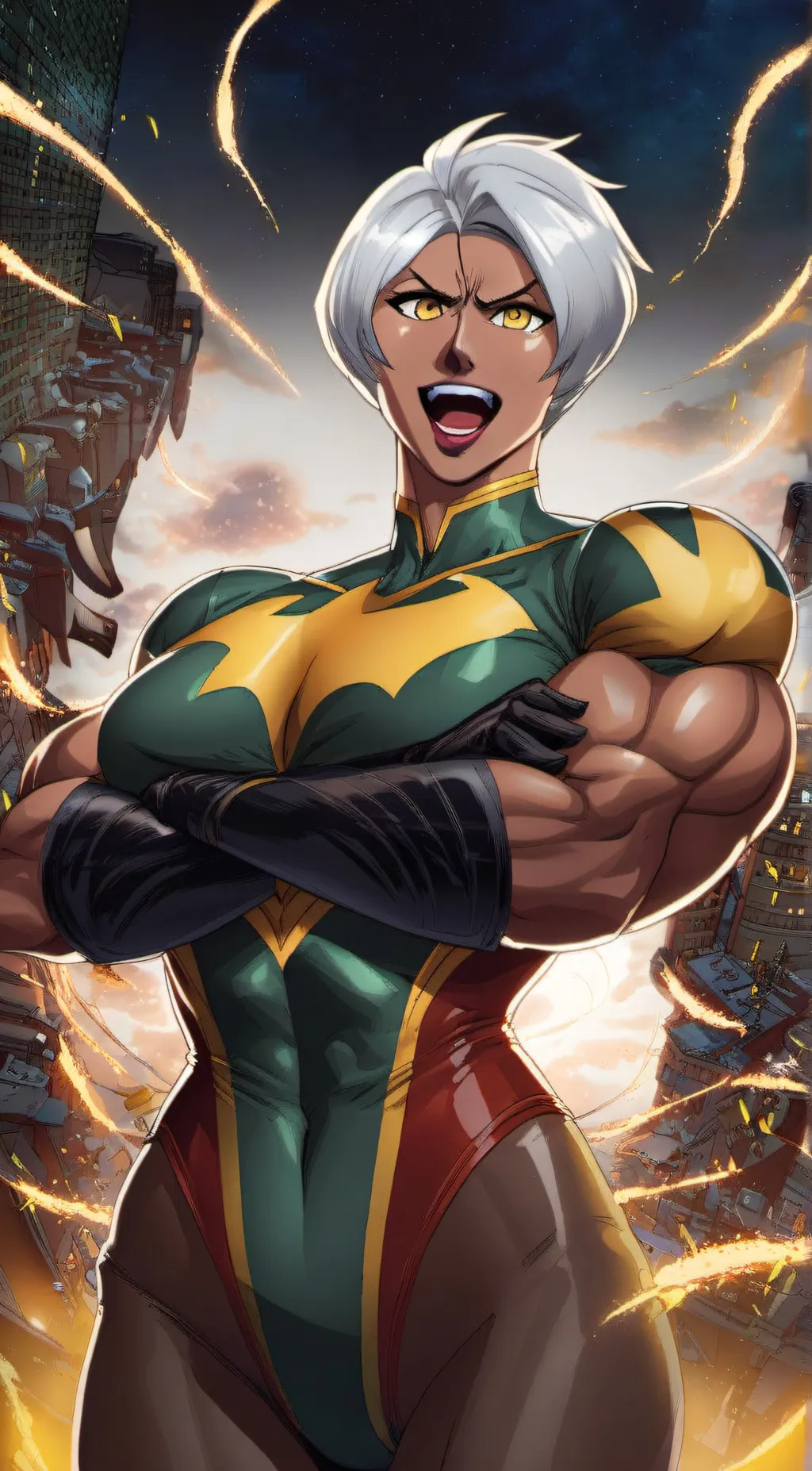 ai character: Marvelwoman background