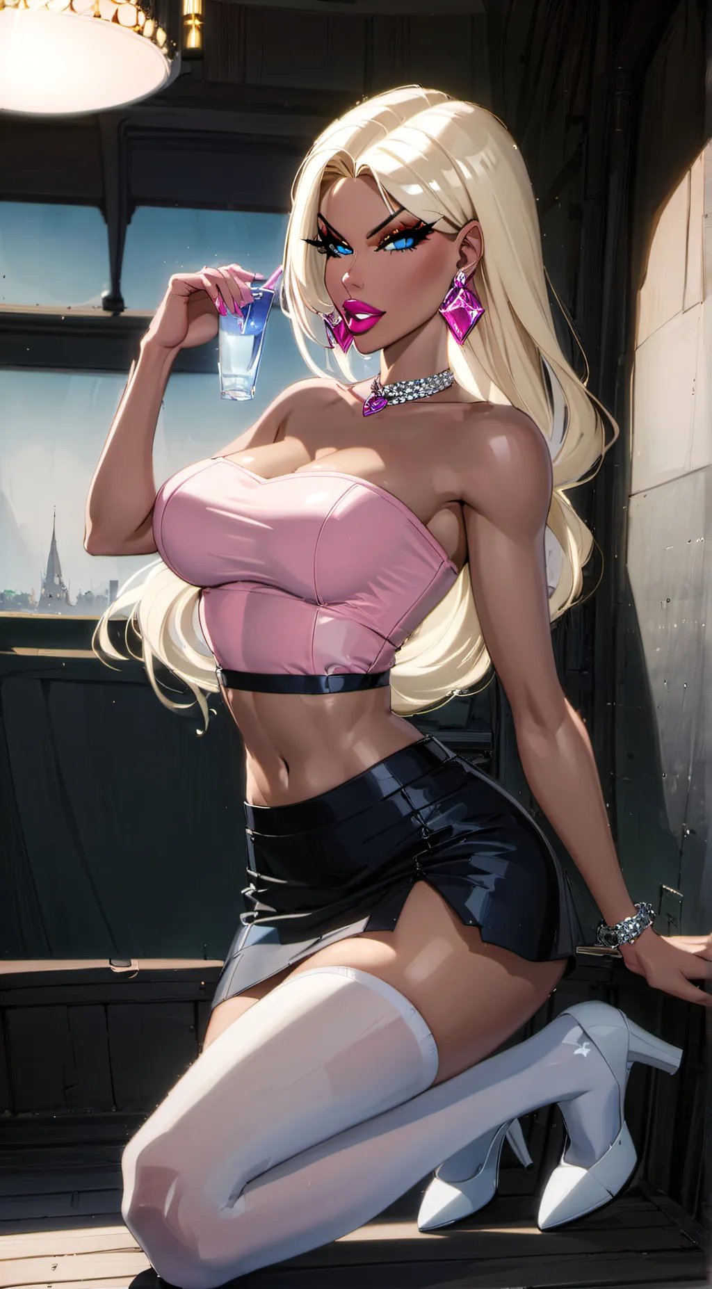 ai character: Lily background