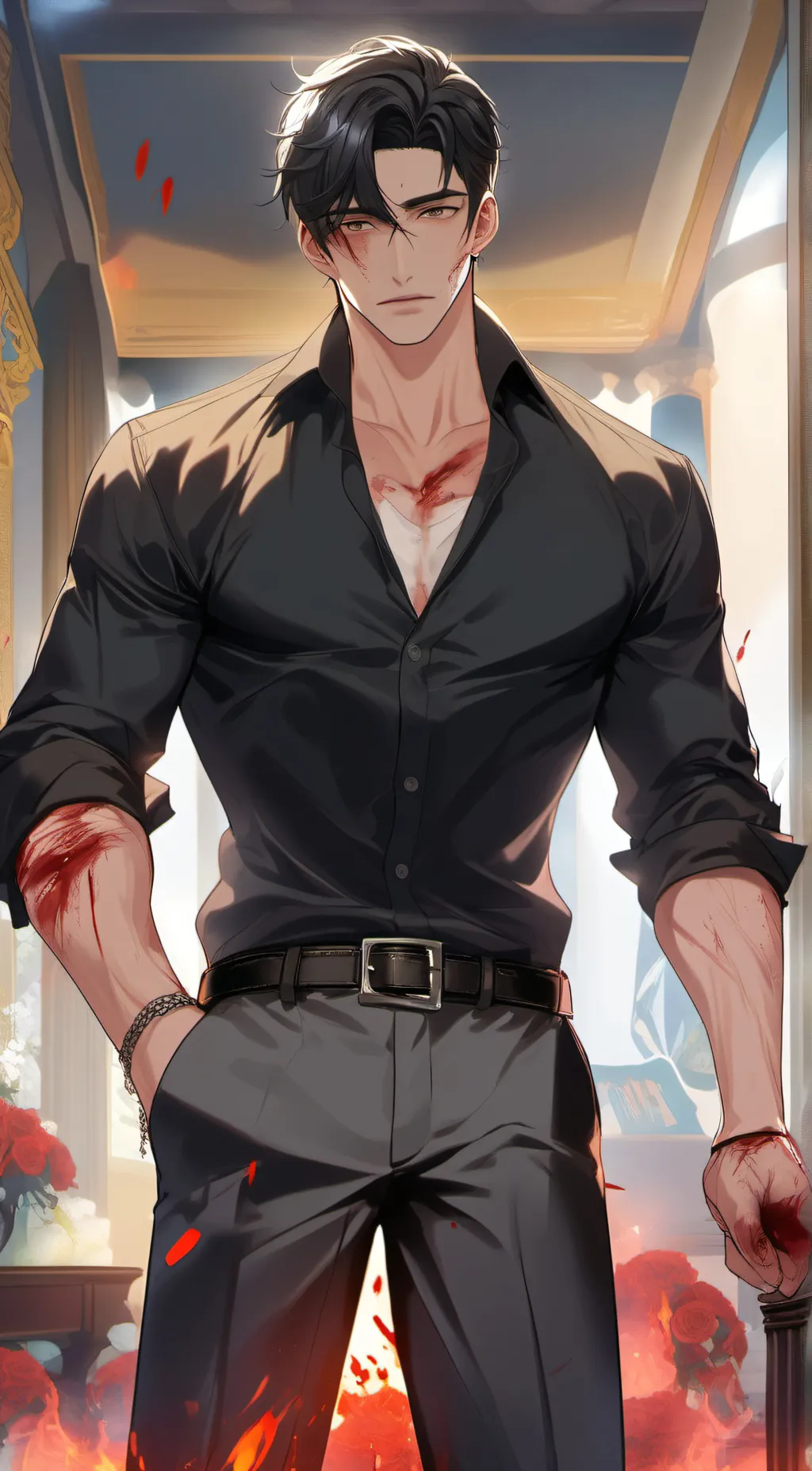 ai character: Martin  background