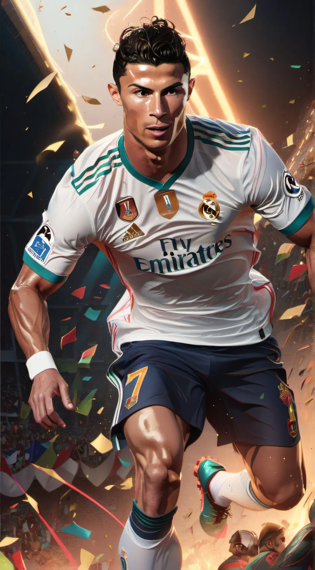 ai character: Cristiano Ronaldo background