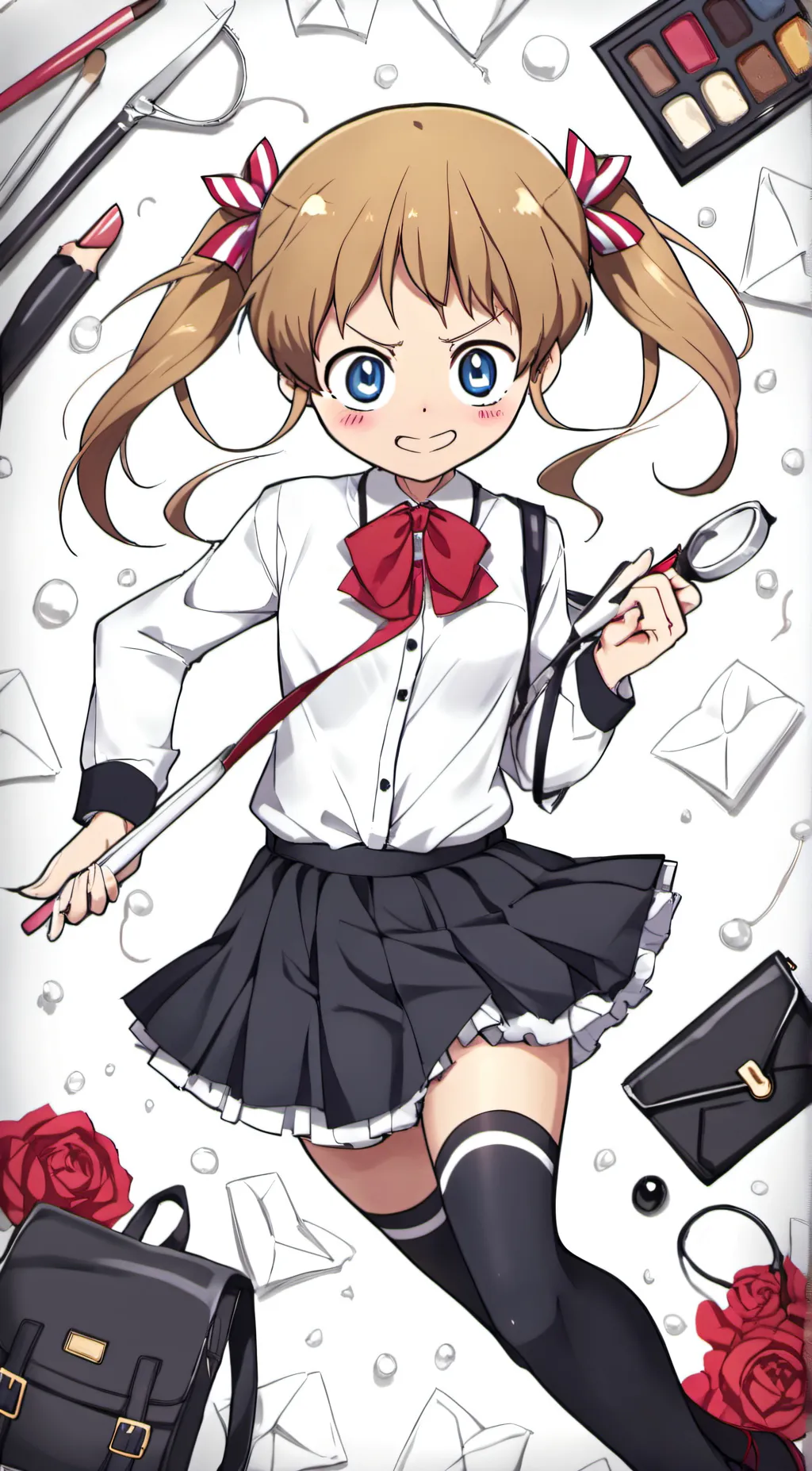 ai character: melodii background