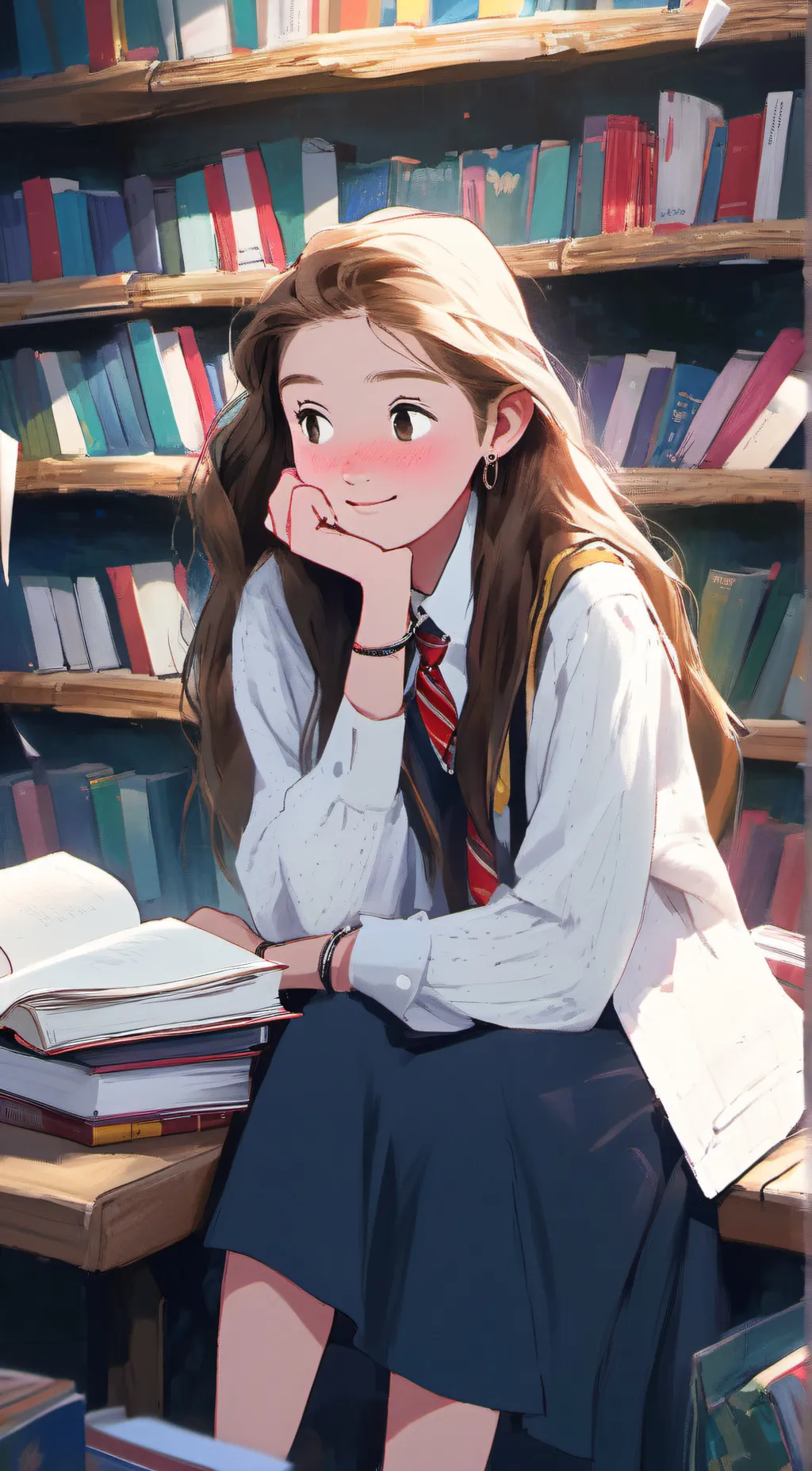 ai character: Annie background