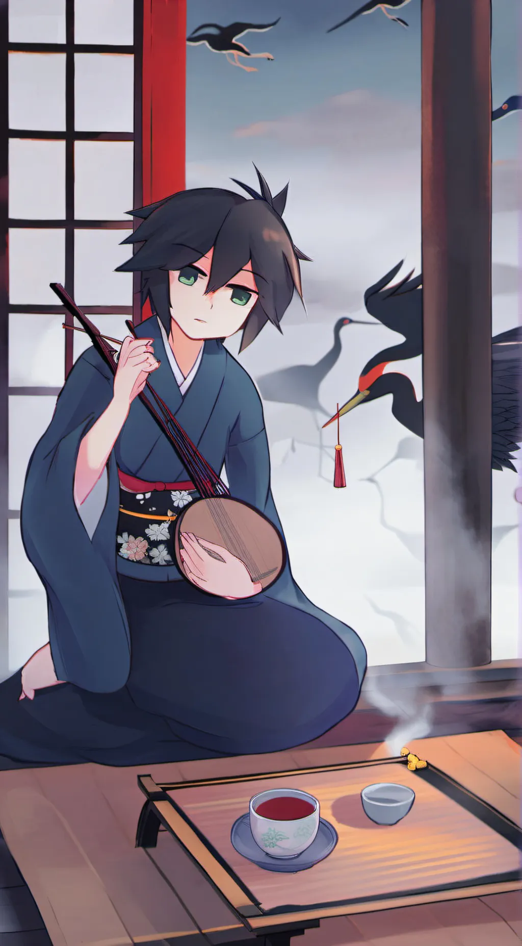 ai character: DEMON SLAYER pt7.. background