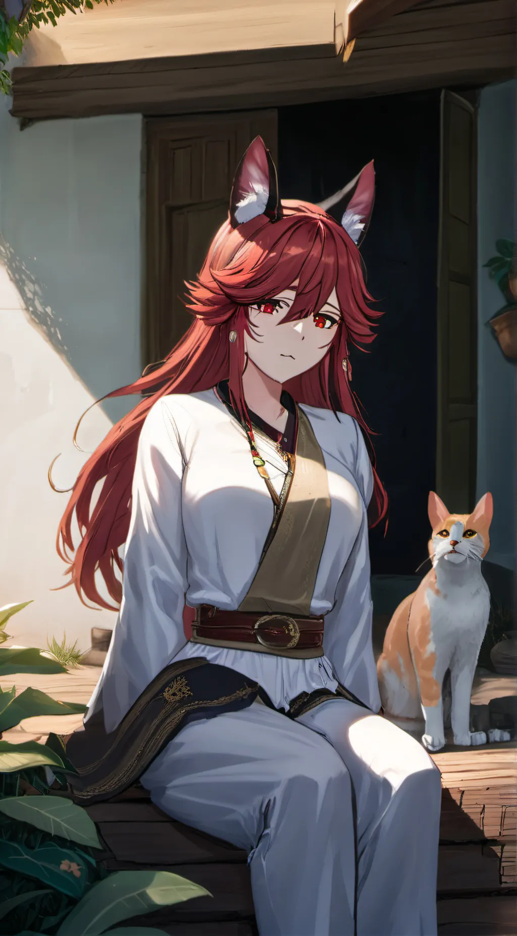 ai character: lucy  background