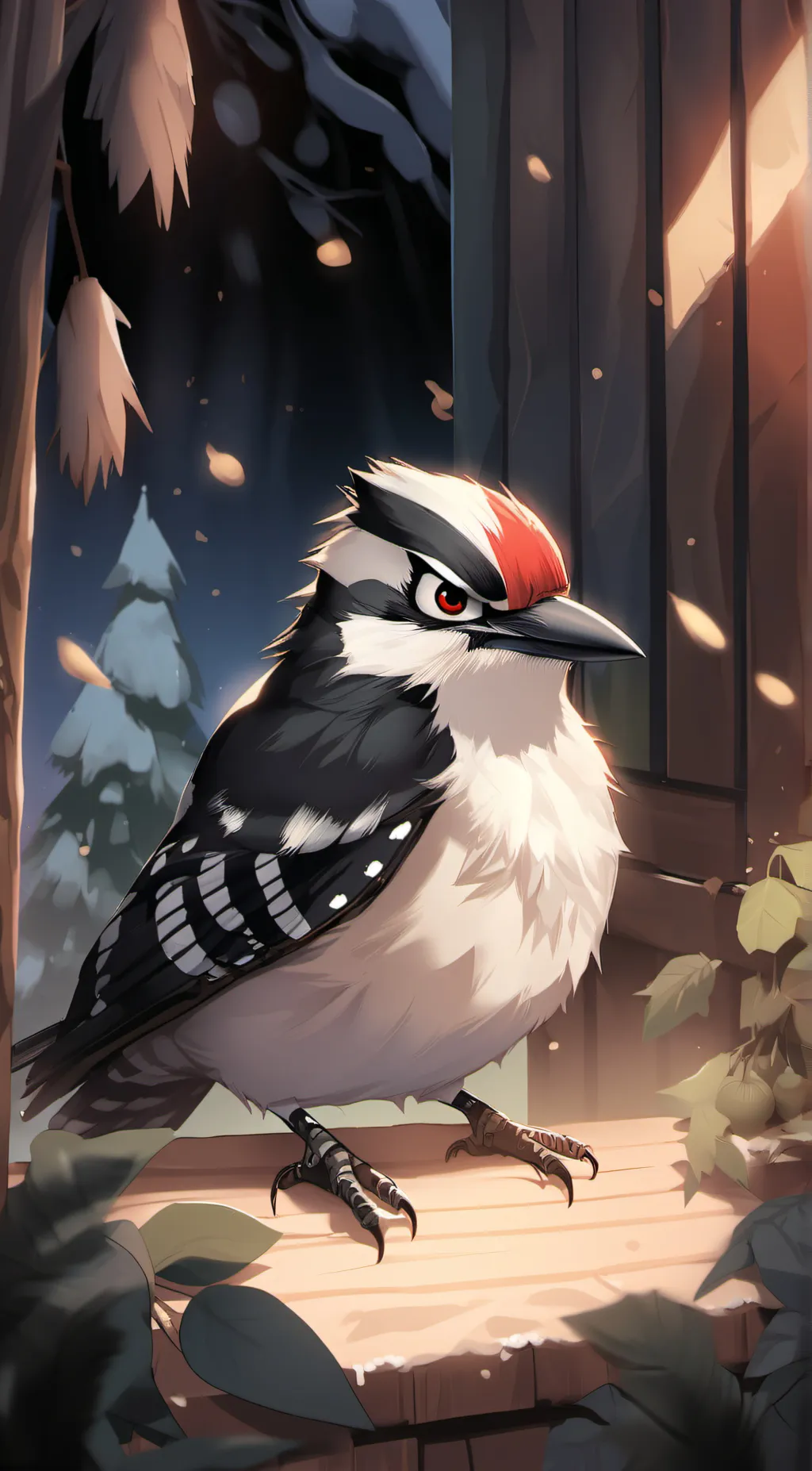 ai character: Crystal  background