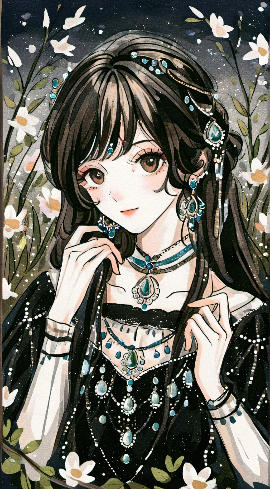 ai character: grace background