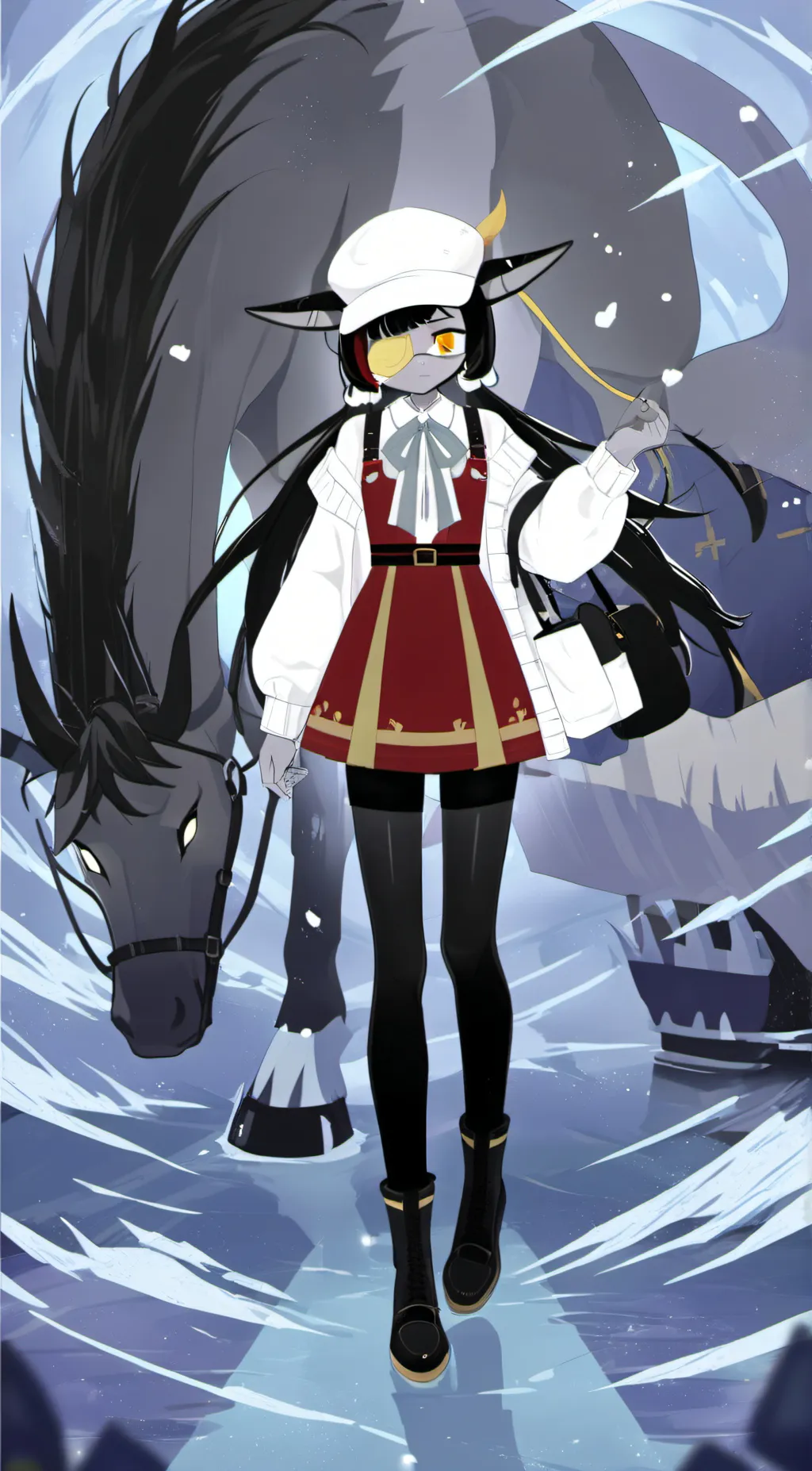 ai character: V.F.O.L  background