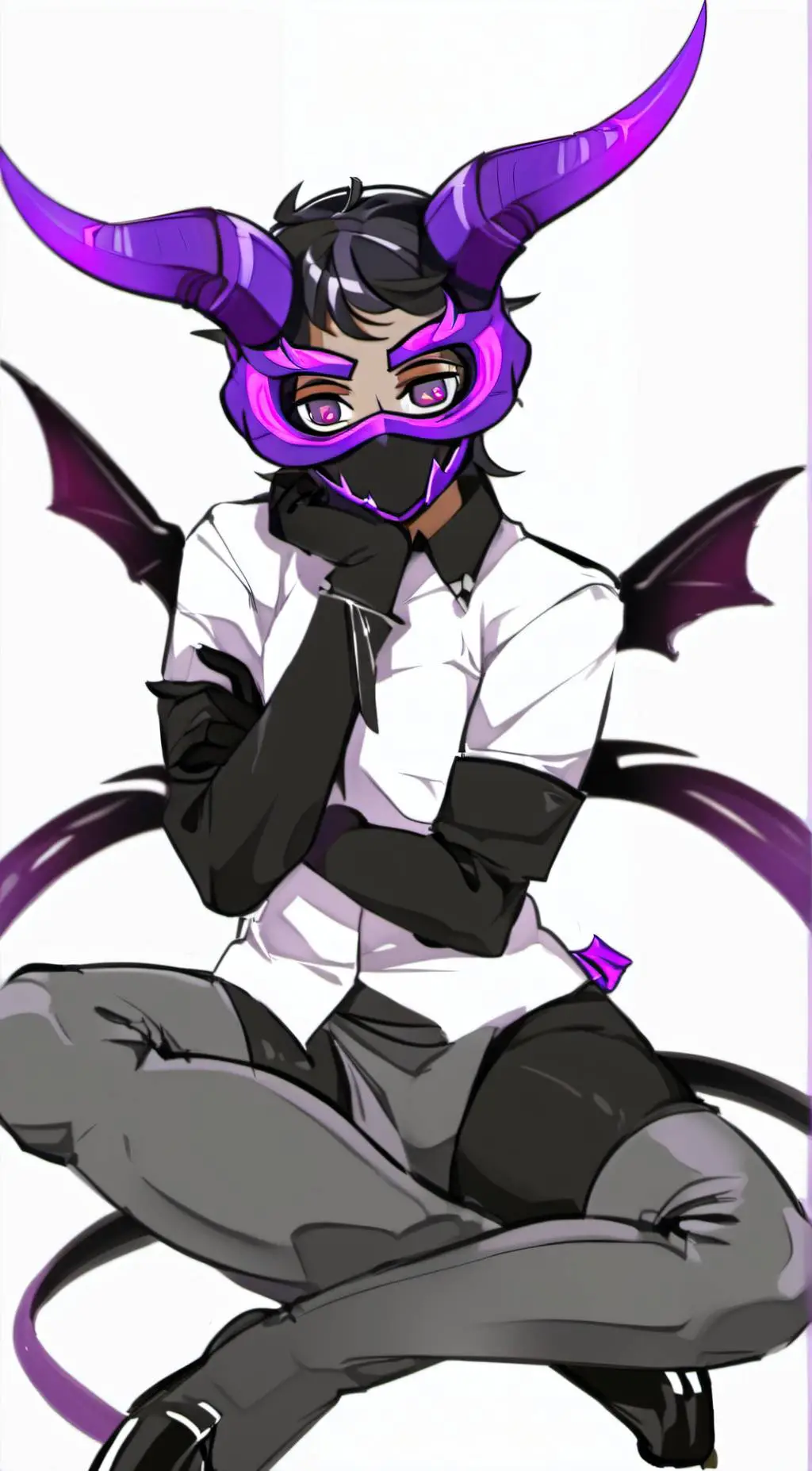 ai character: Wisteria background