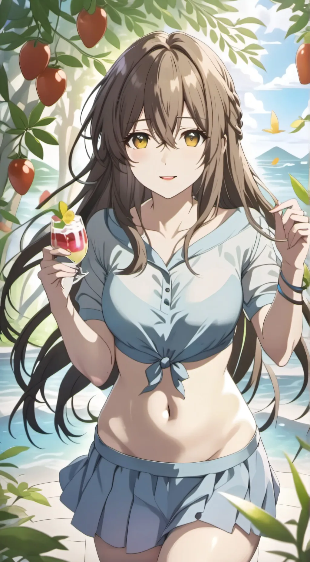 ai character: not fat background