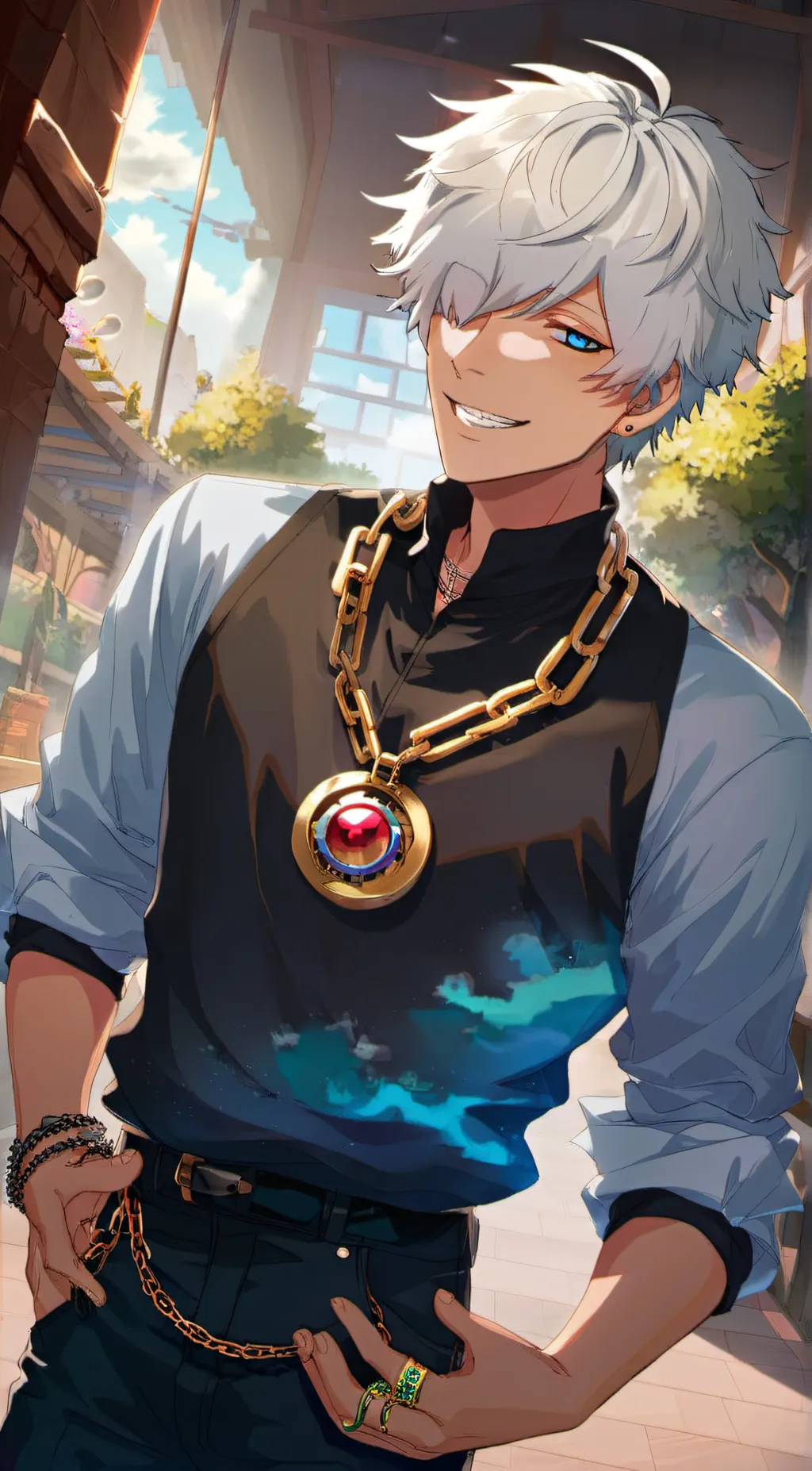 ai character: Haru background