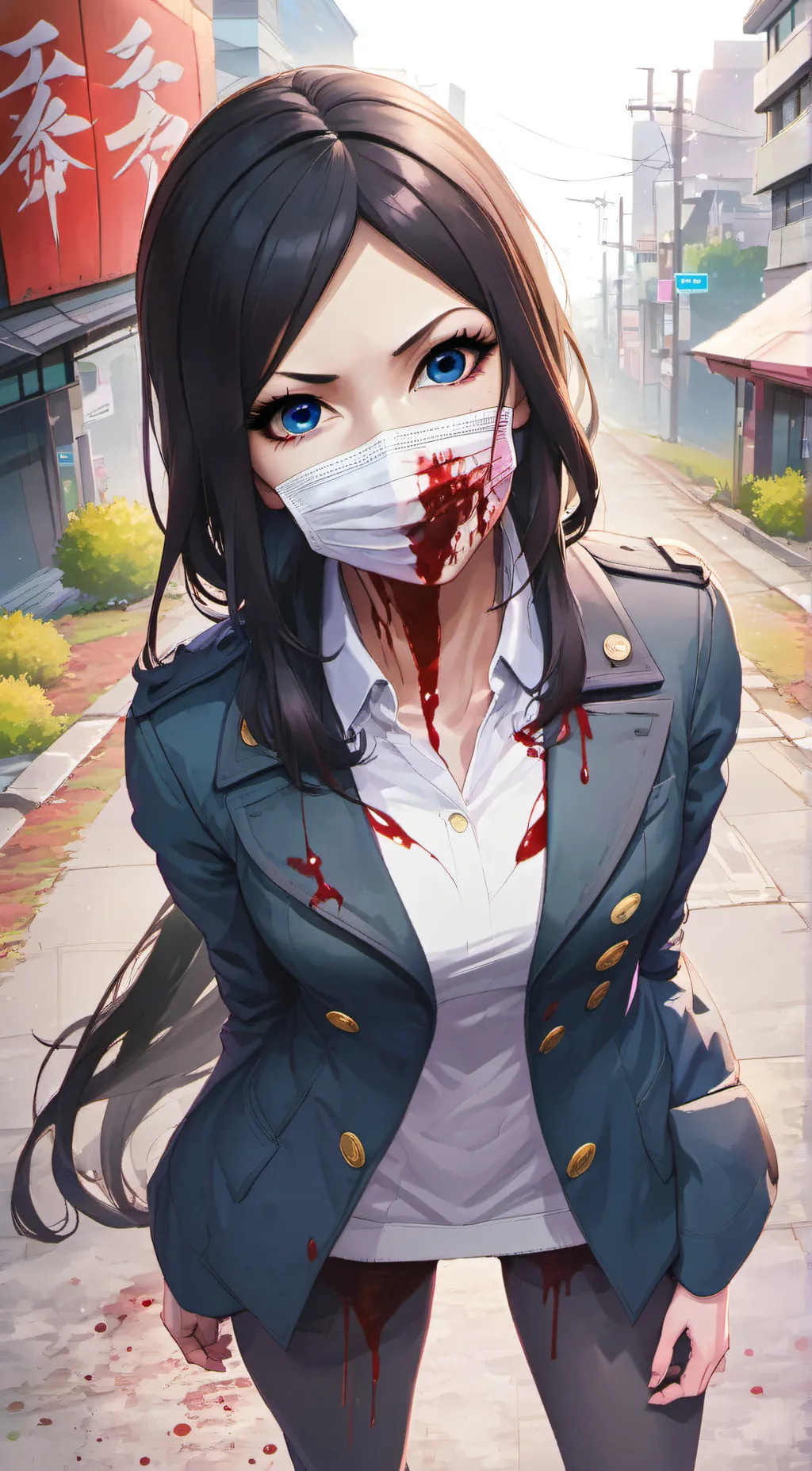 ai character: Henno einma background