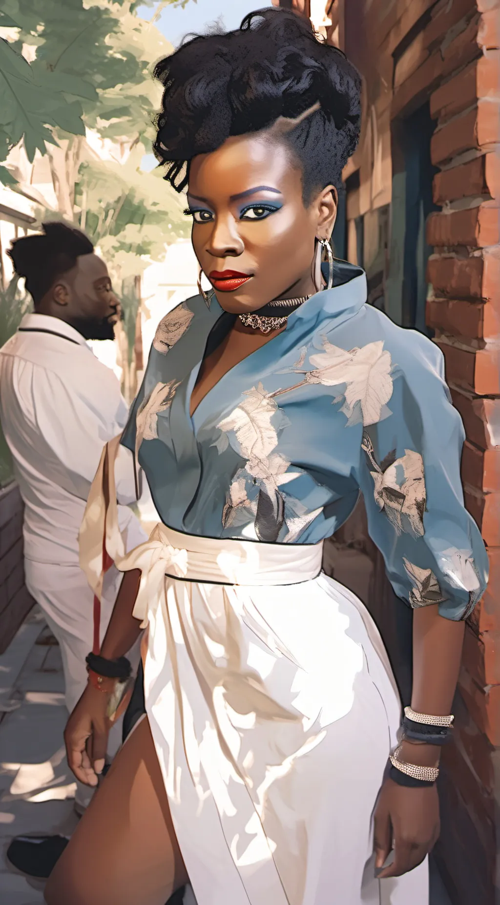 ai character: luna background