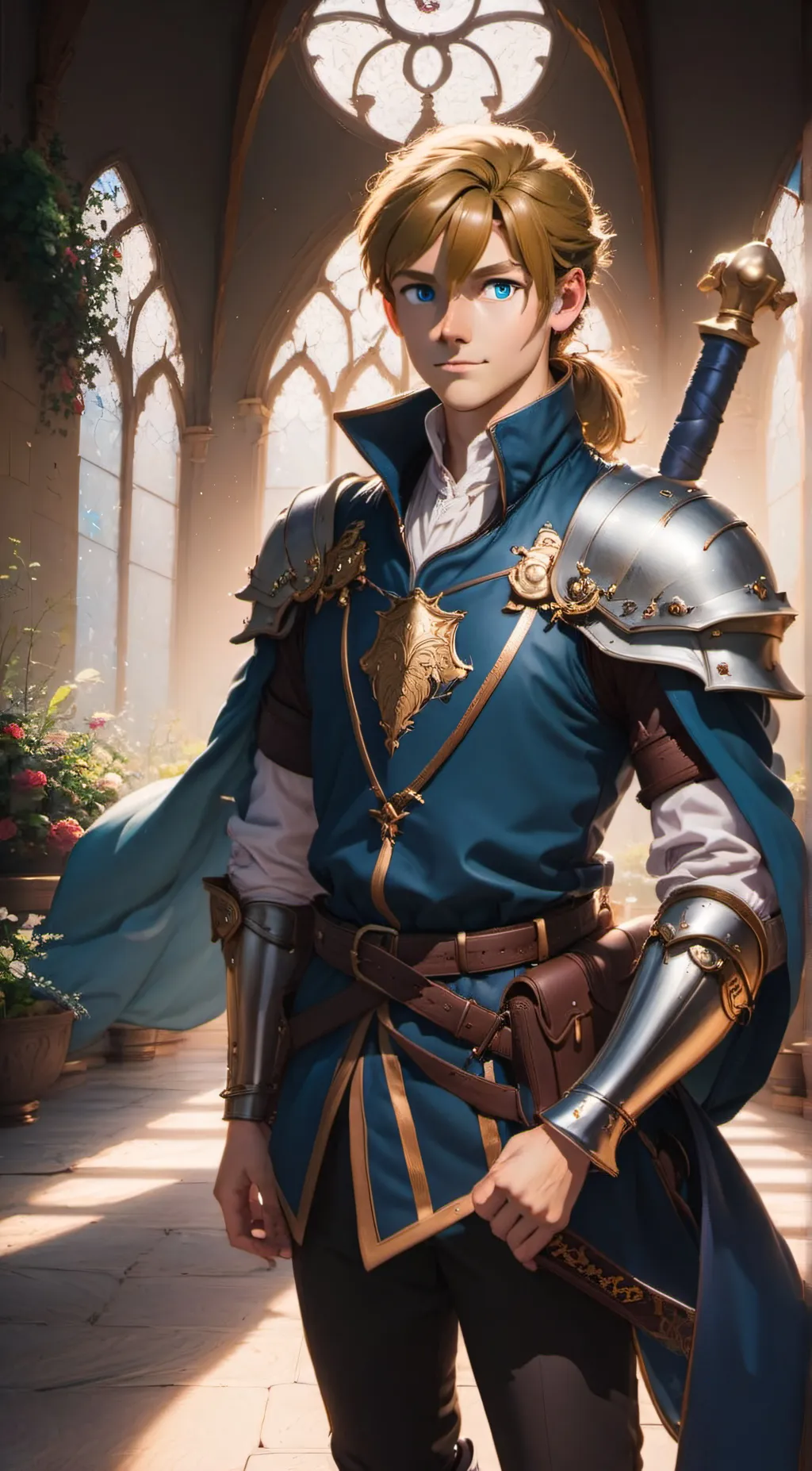 ai character: Leo background