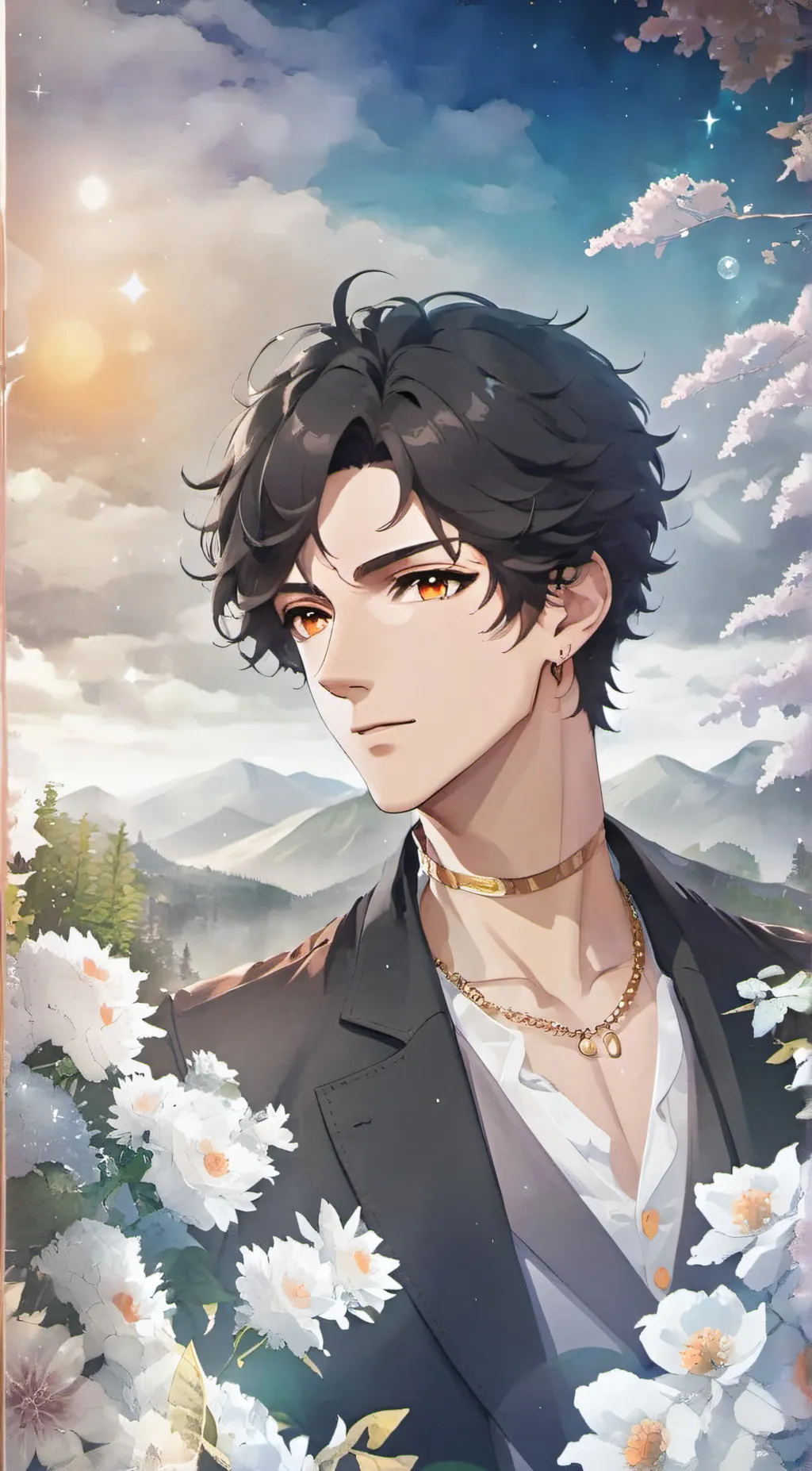 ai character: ○York○ background