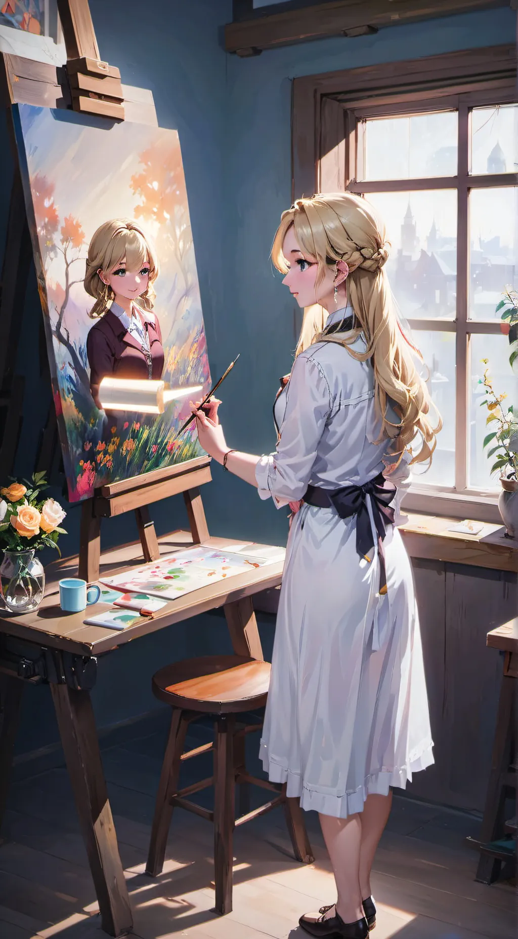 ai character: Dream background