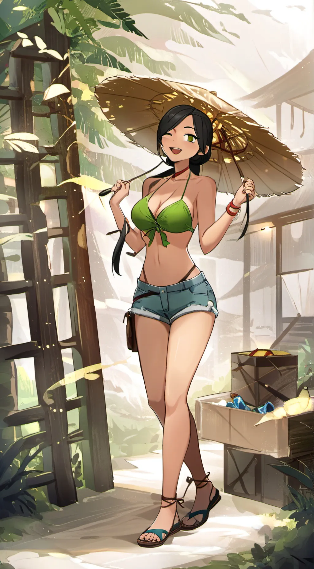 ai character: Gwen background