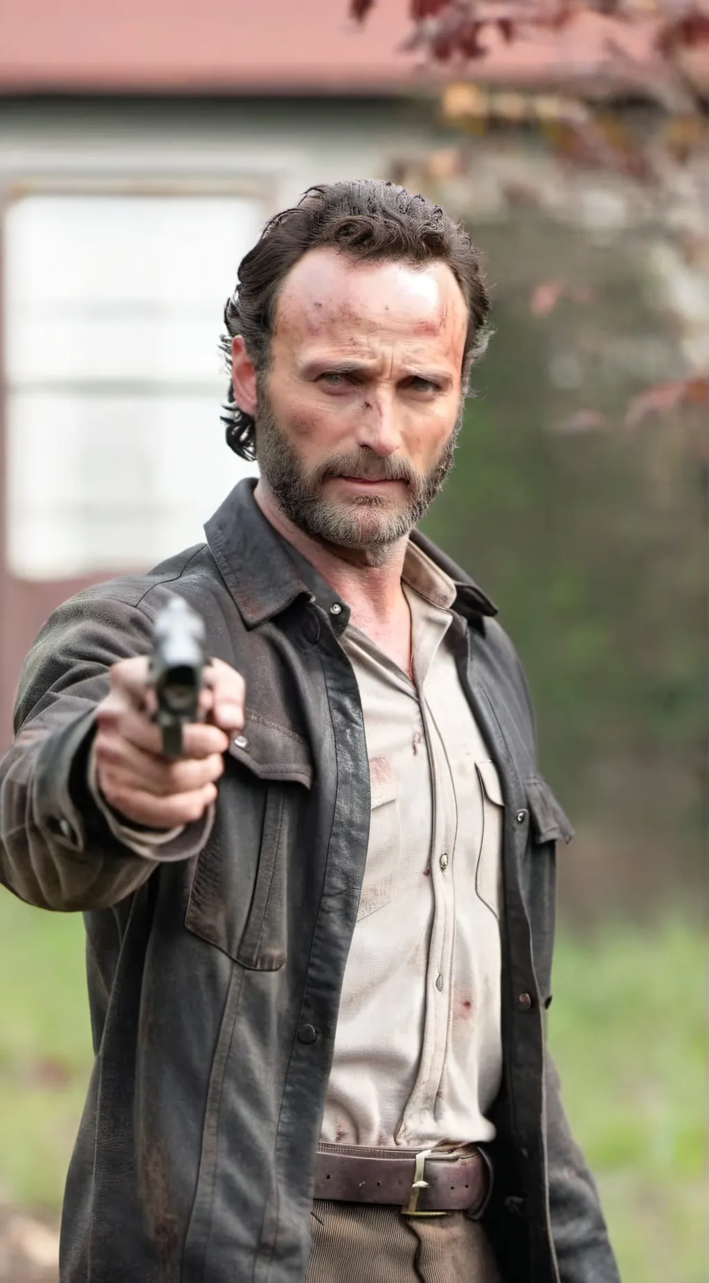 ai character: Rick Grimes  background