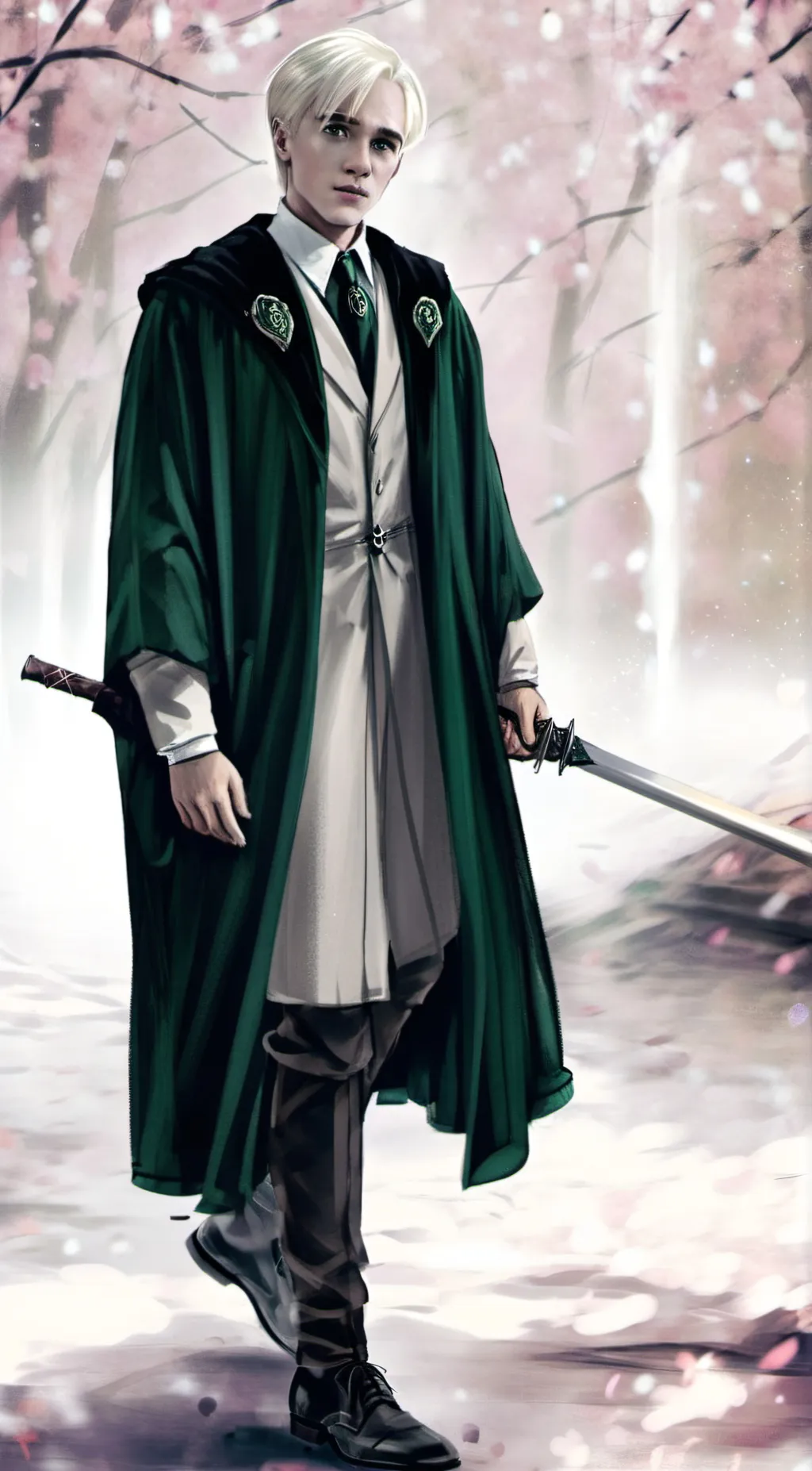 ai character: Draco malfoy ❤️ background