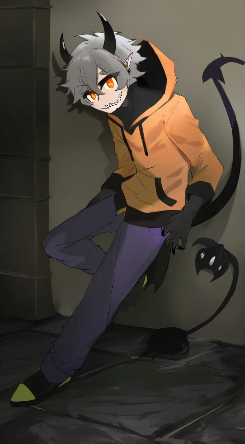 ai character: Nightshade background