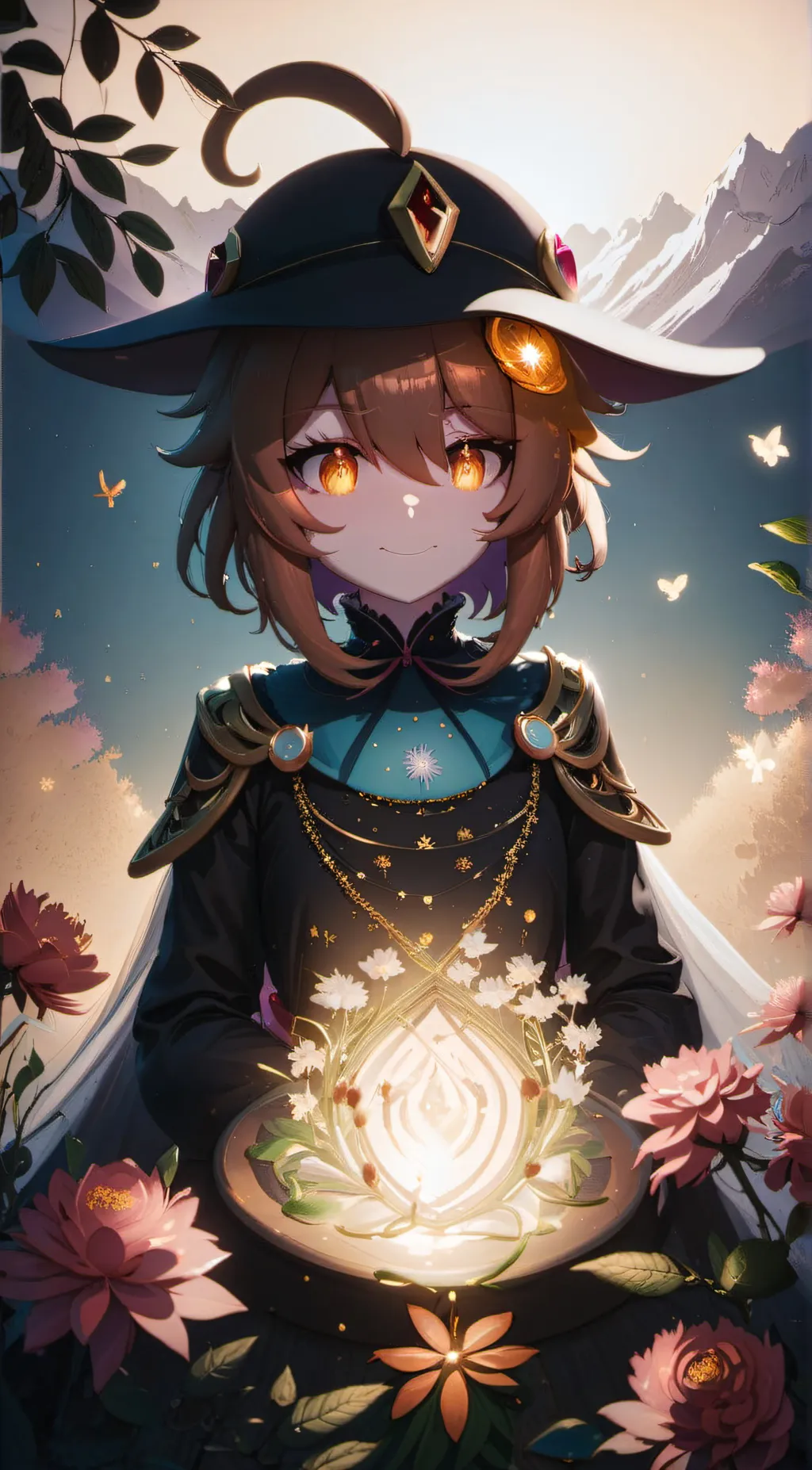 ai character: Lunar x Bloodmoon  background