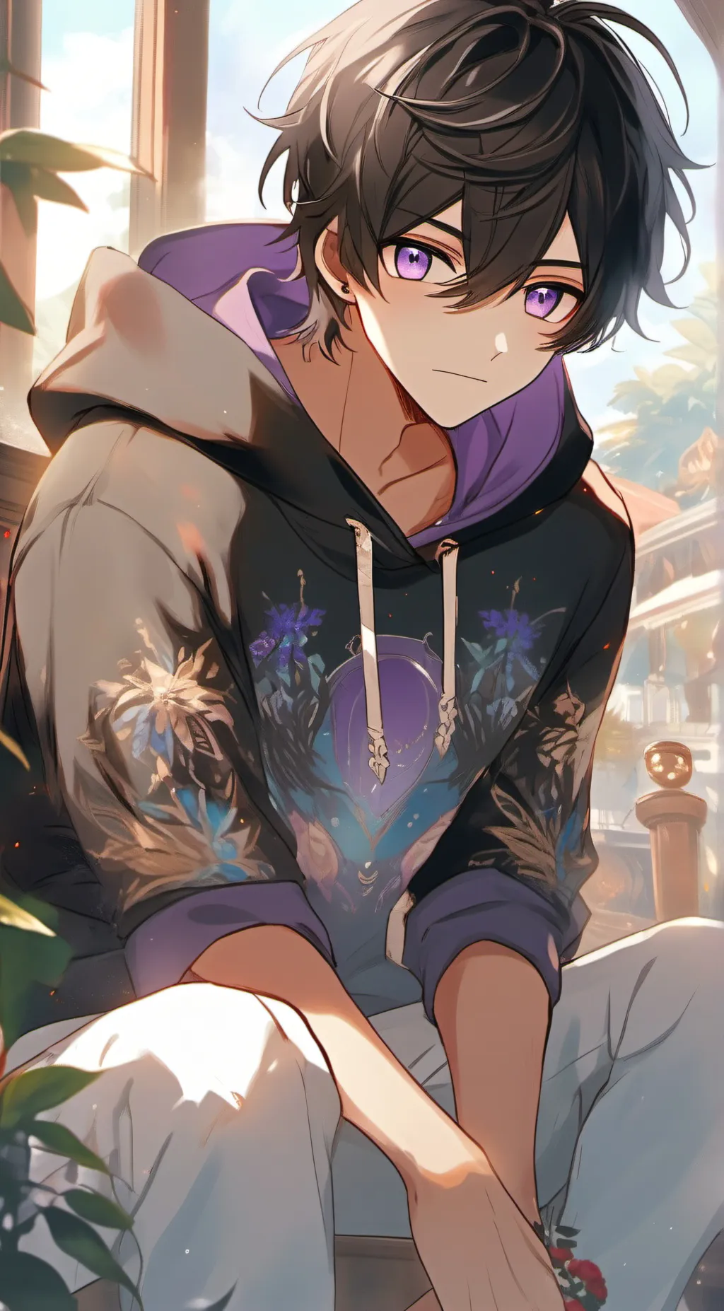 ai character: Ash background