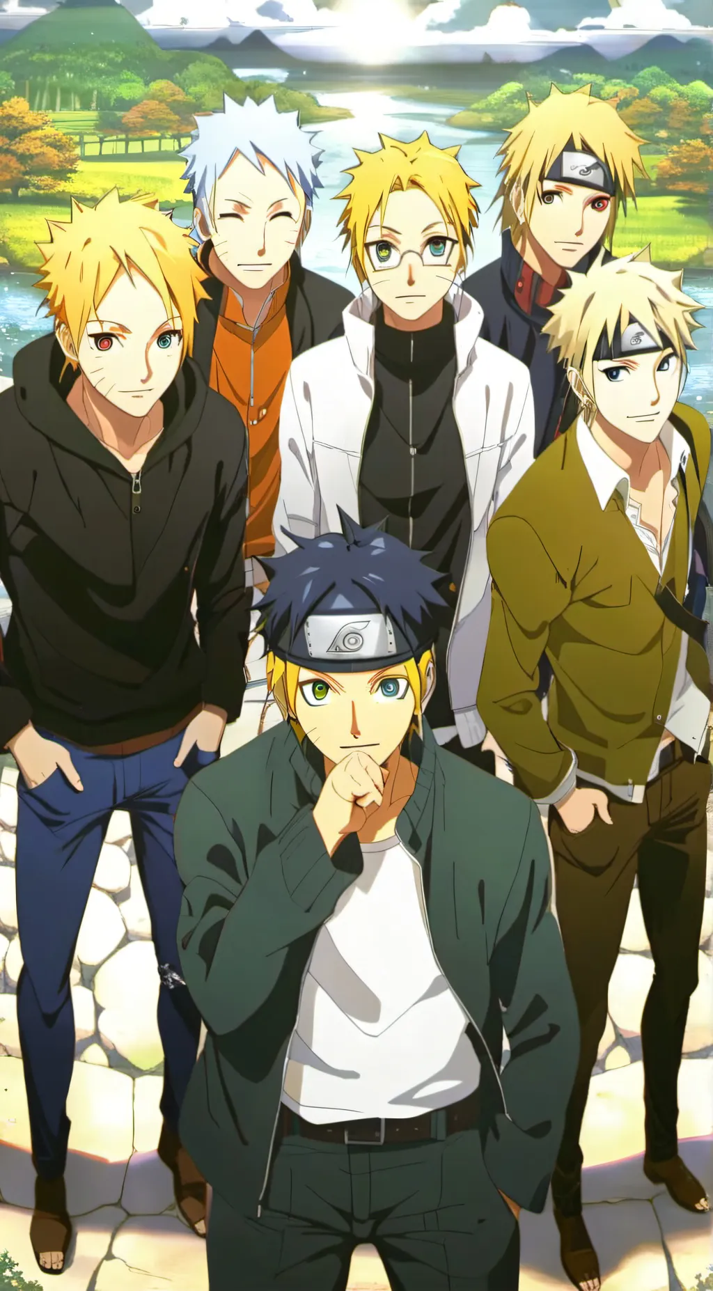 ai character: Team 7 background
