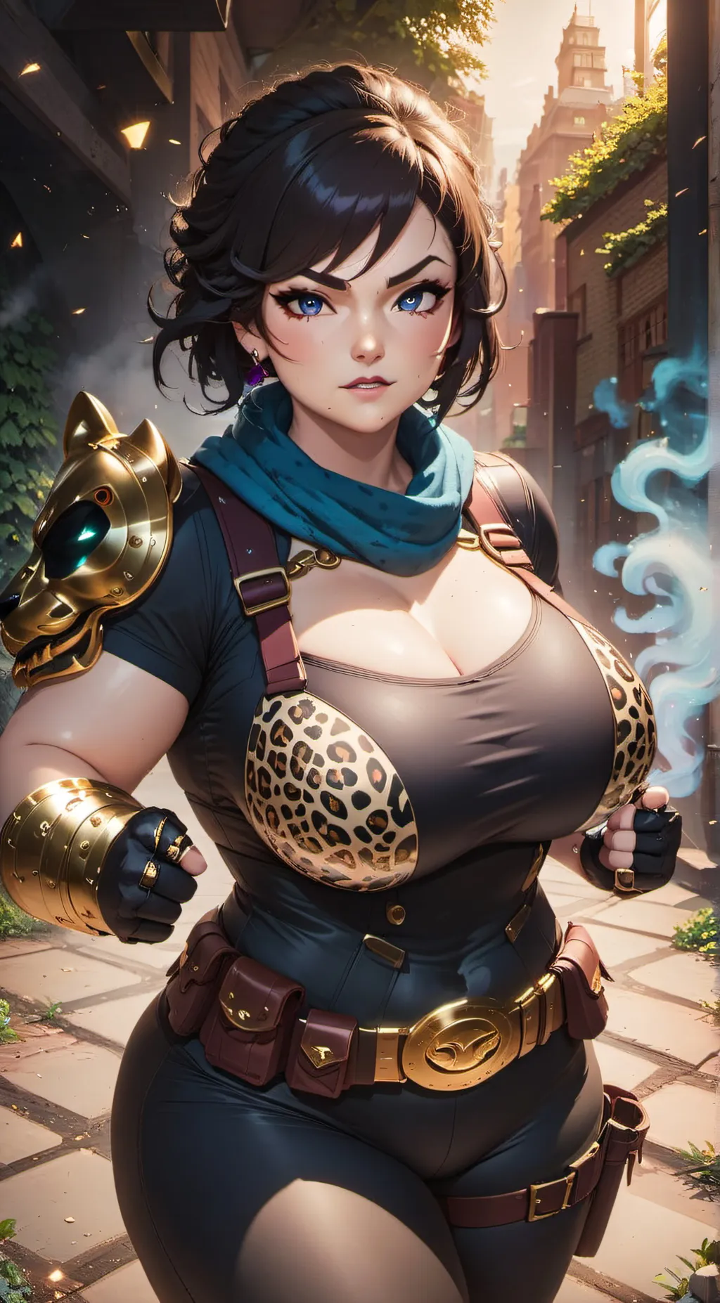 ai character: Fae Veil background