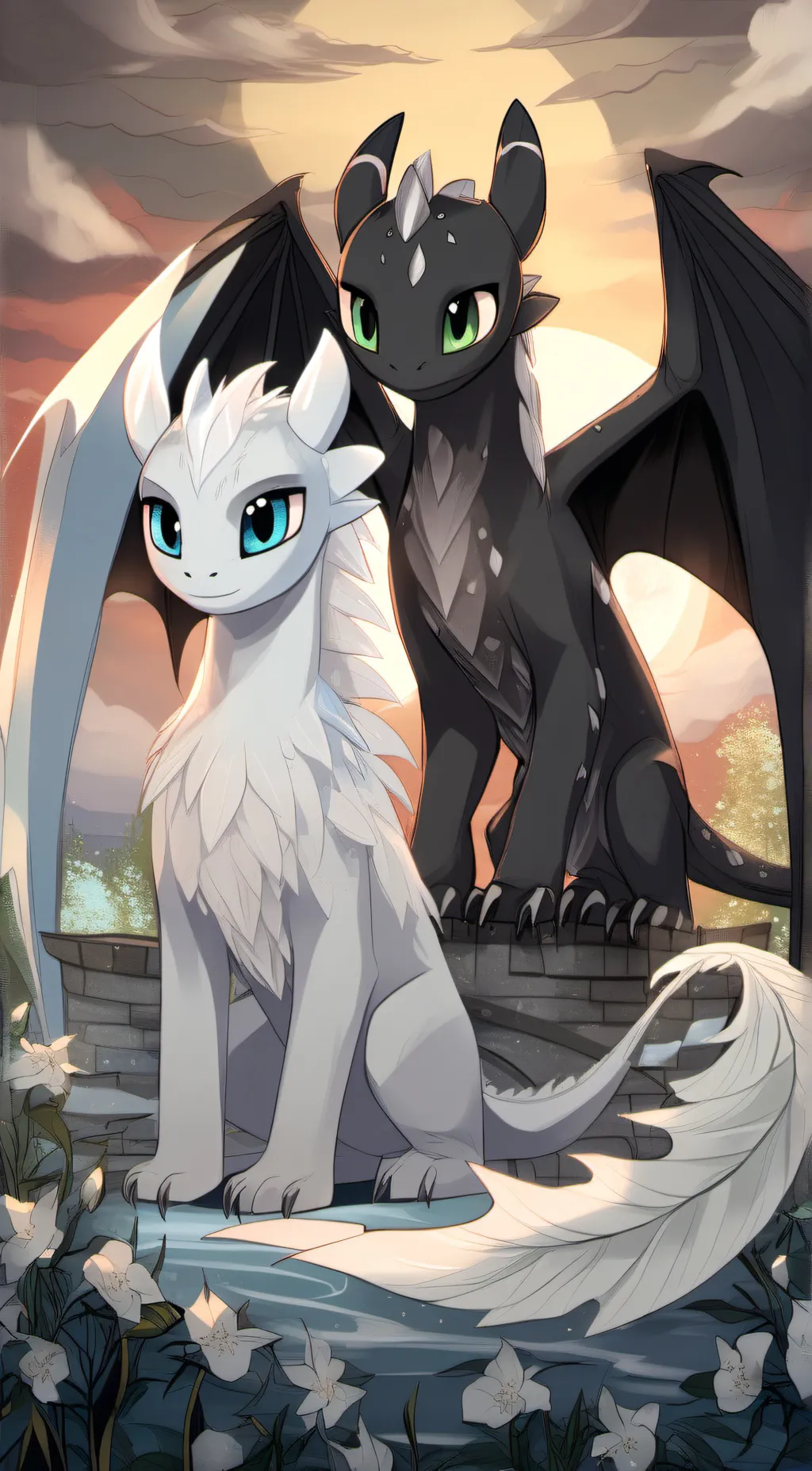 ai character: toothless background