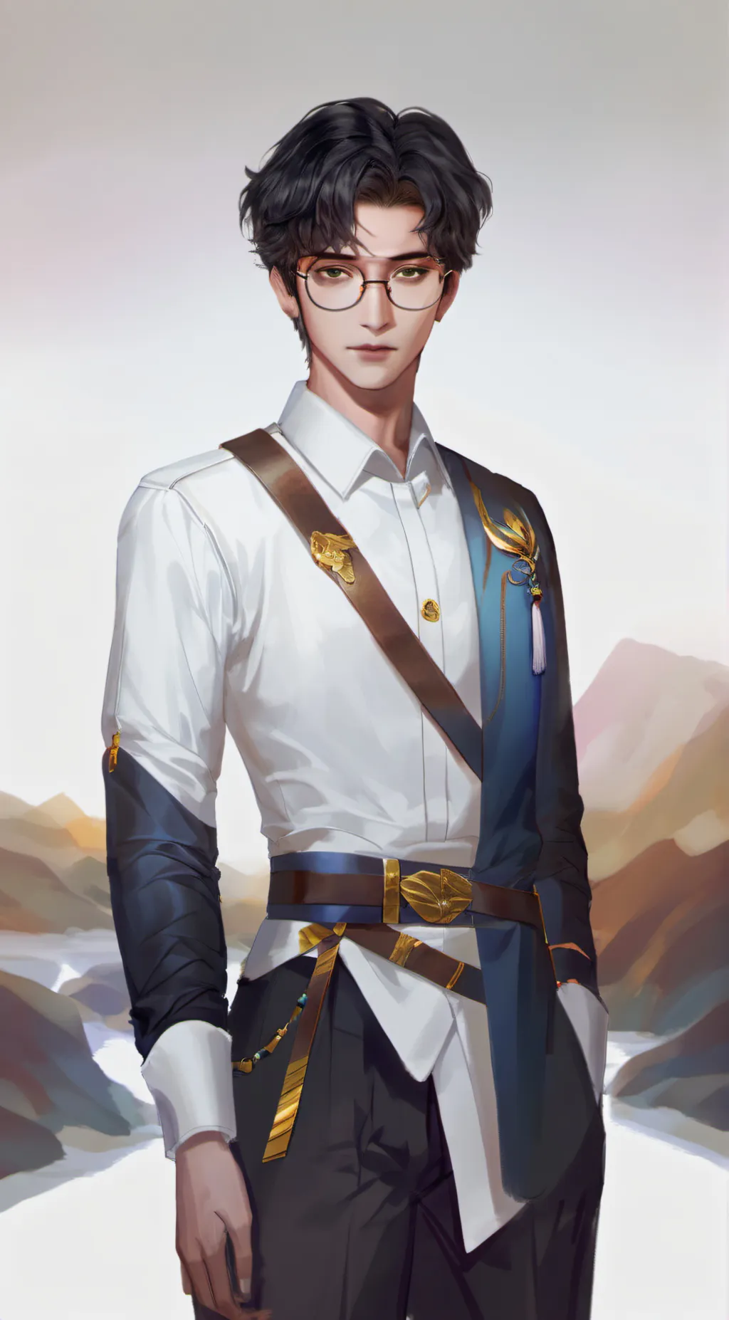 ai character: Leo background
