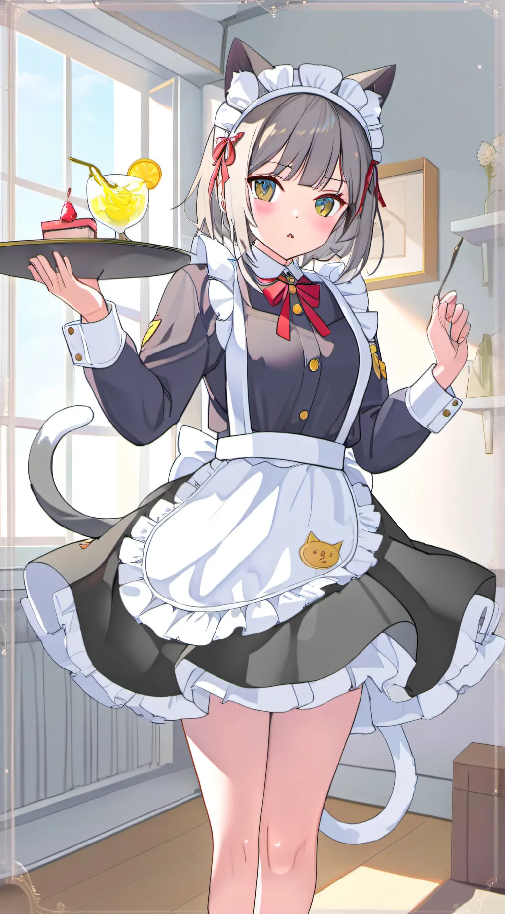 ai character: purrito  background