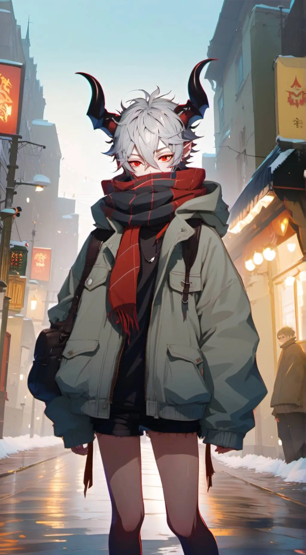 ai character: Ash background