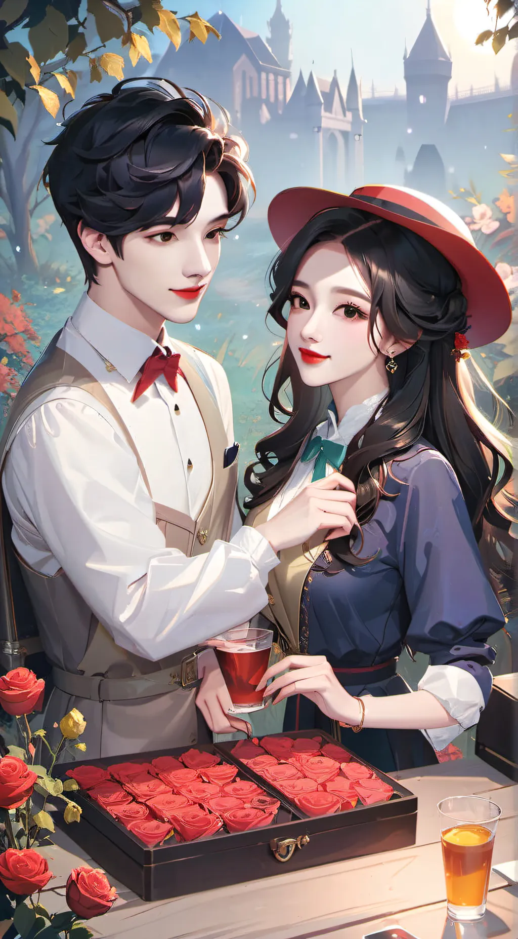 ai character: Tinder background