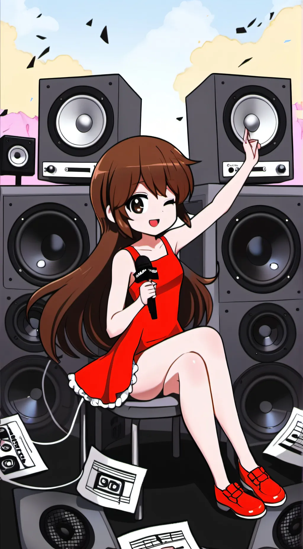 ai character: Girlfriend background