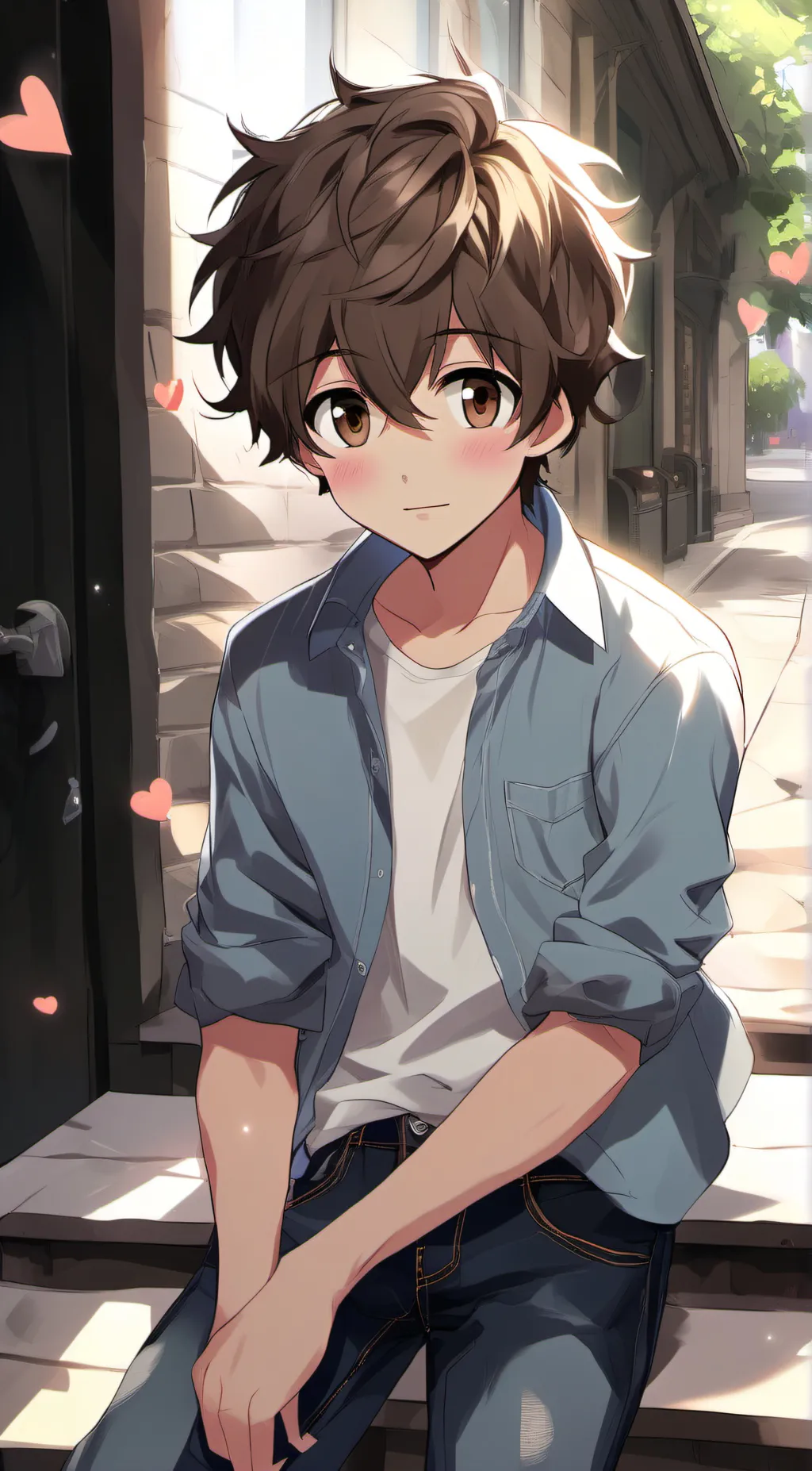 ai character: Mills  background