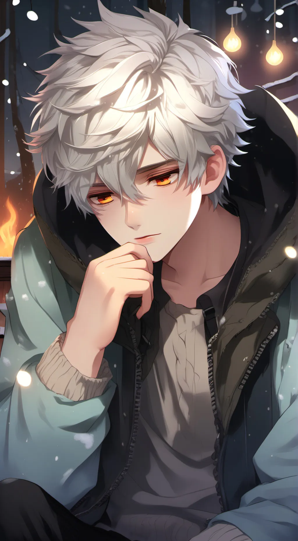 ai character: Salem  background