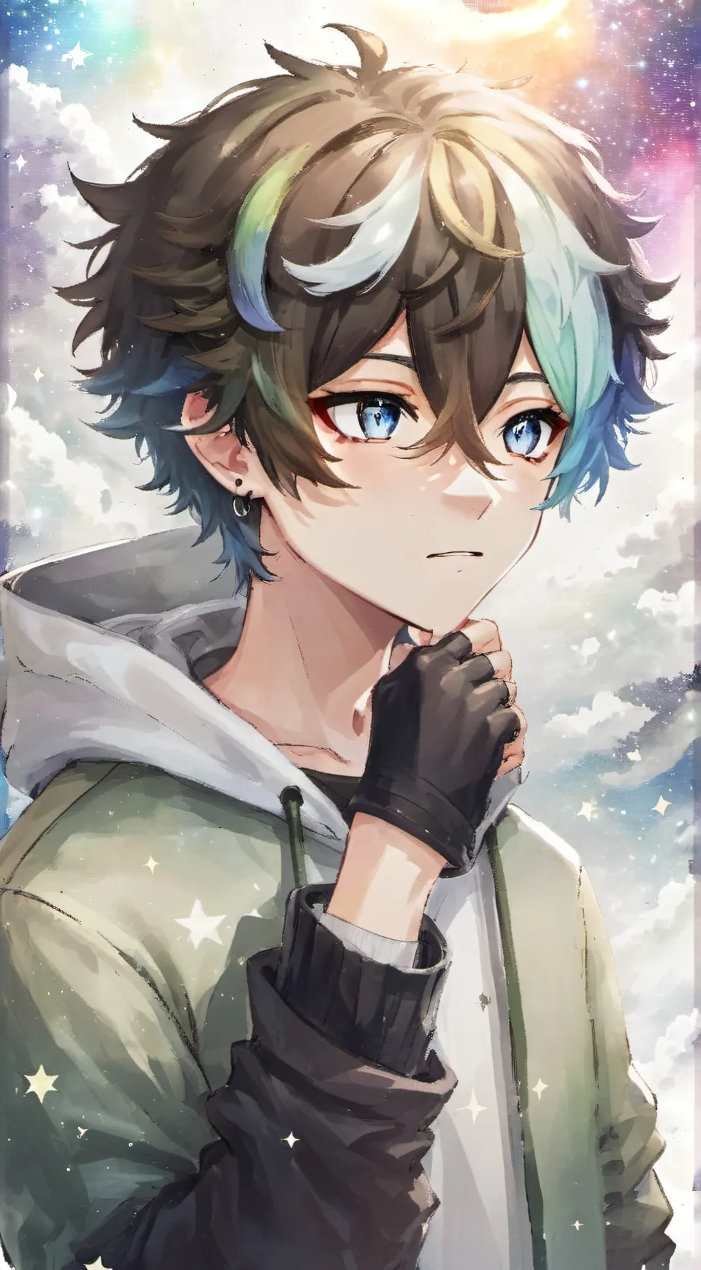 ai character: Satoshi background