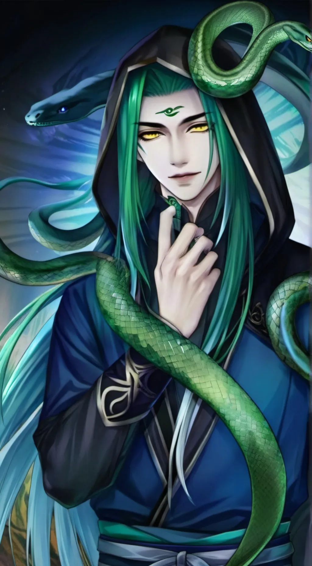 ai character: 🐍Shen🐍 background
